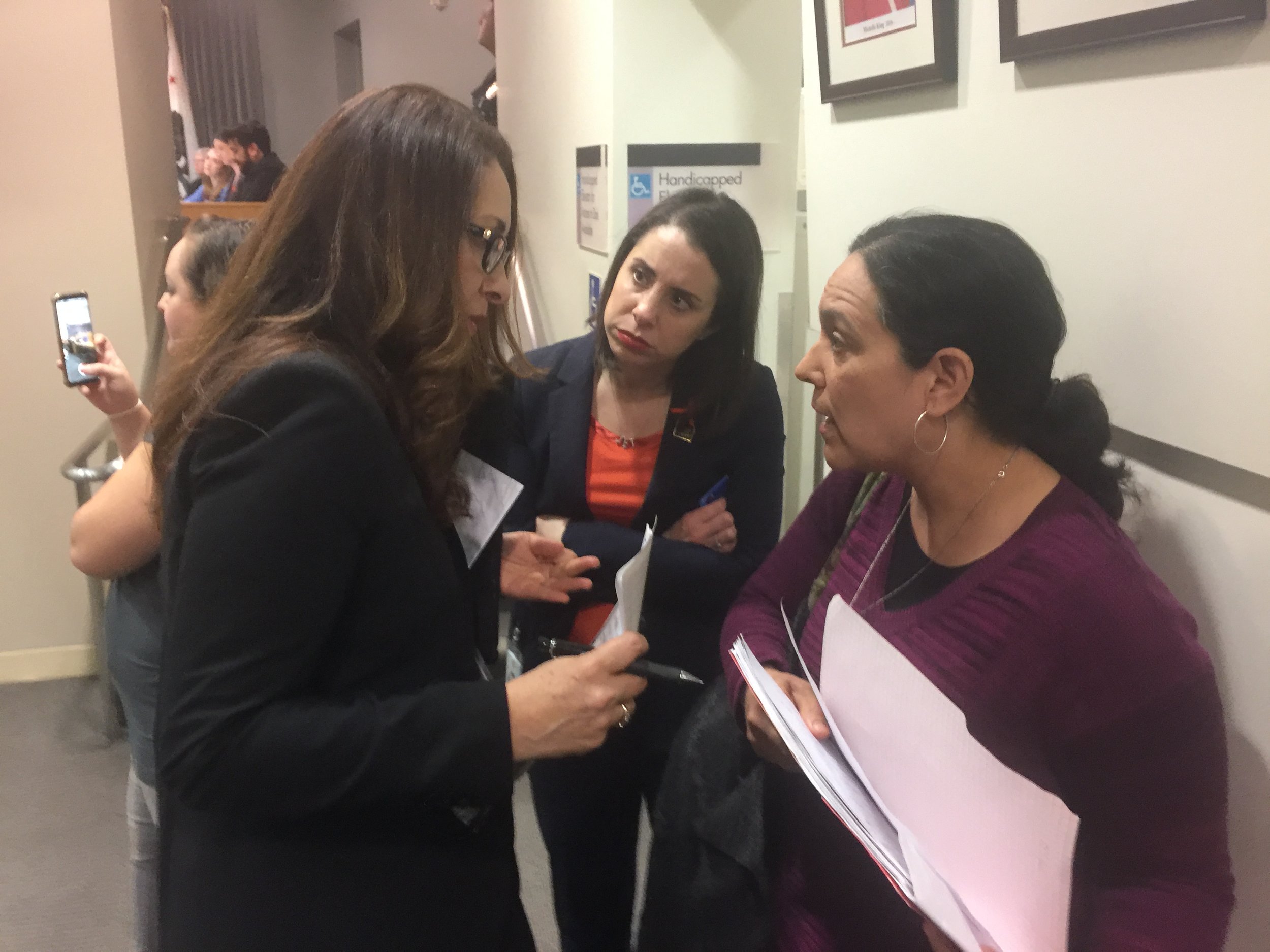 Speak UP's Eve Jimenez (right) Discusses the Challenges Of Getting English Language Learners Help 