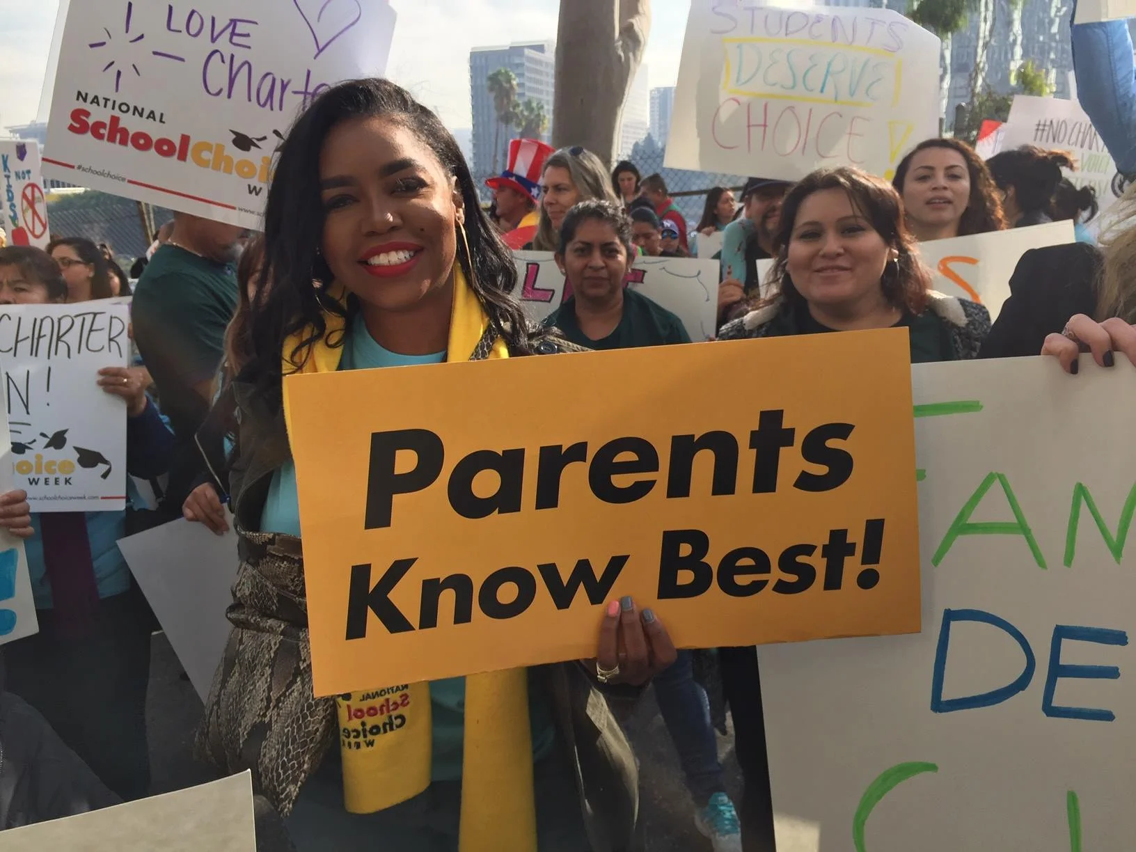 Parents protested anti-charter proposals
