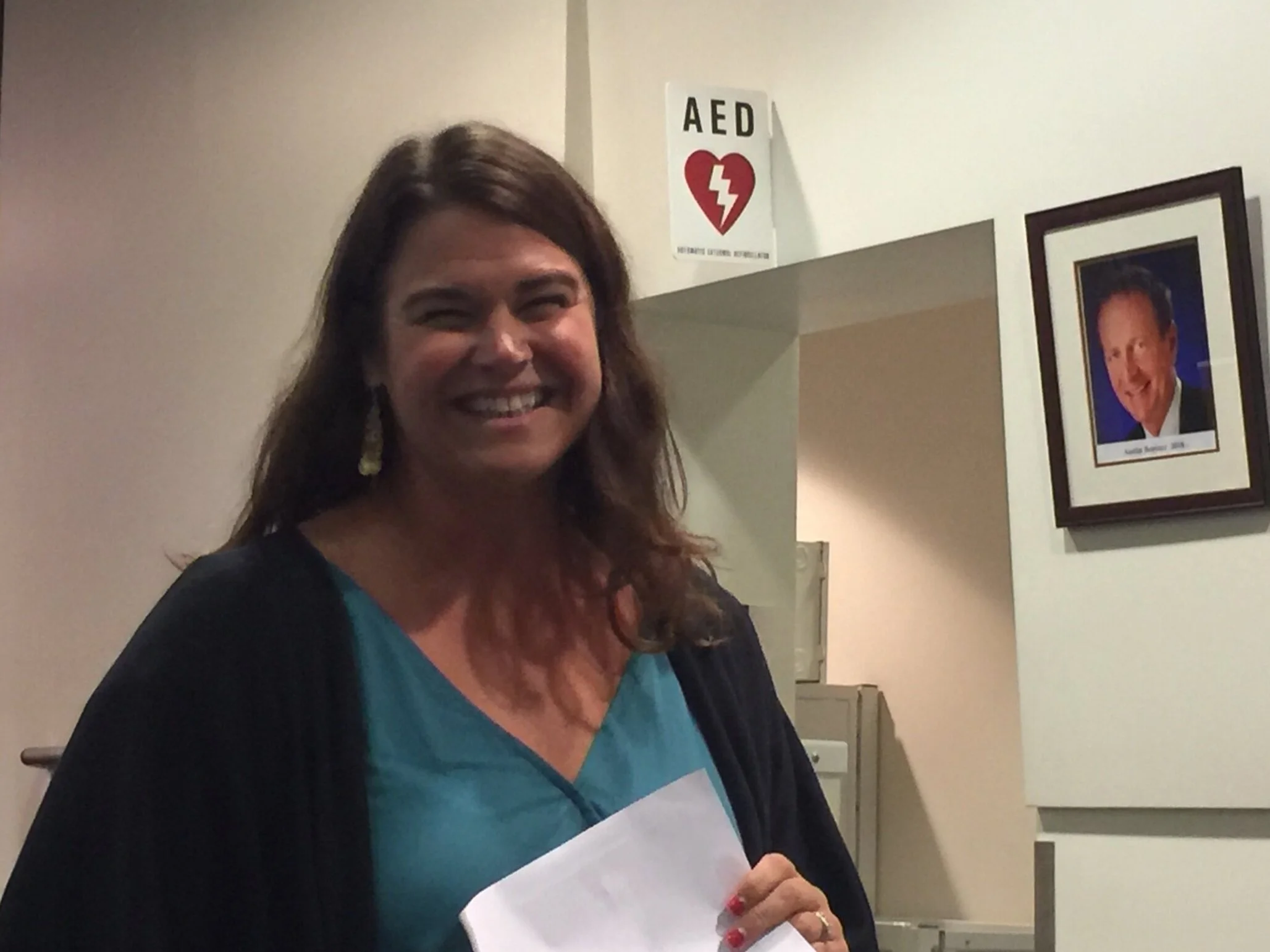 Becky Cunningham, a parent leader at LAUSD’s Katherine Johnson STEM Academy, hopes to use the funds for a new PA system at Westchester High, which shares space with multiple district and charter schools.