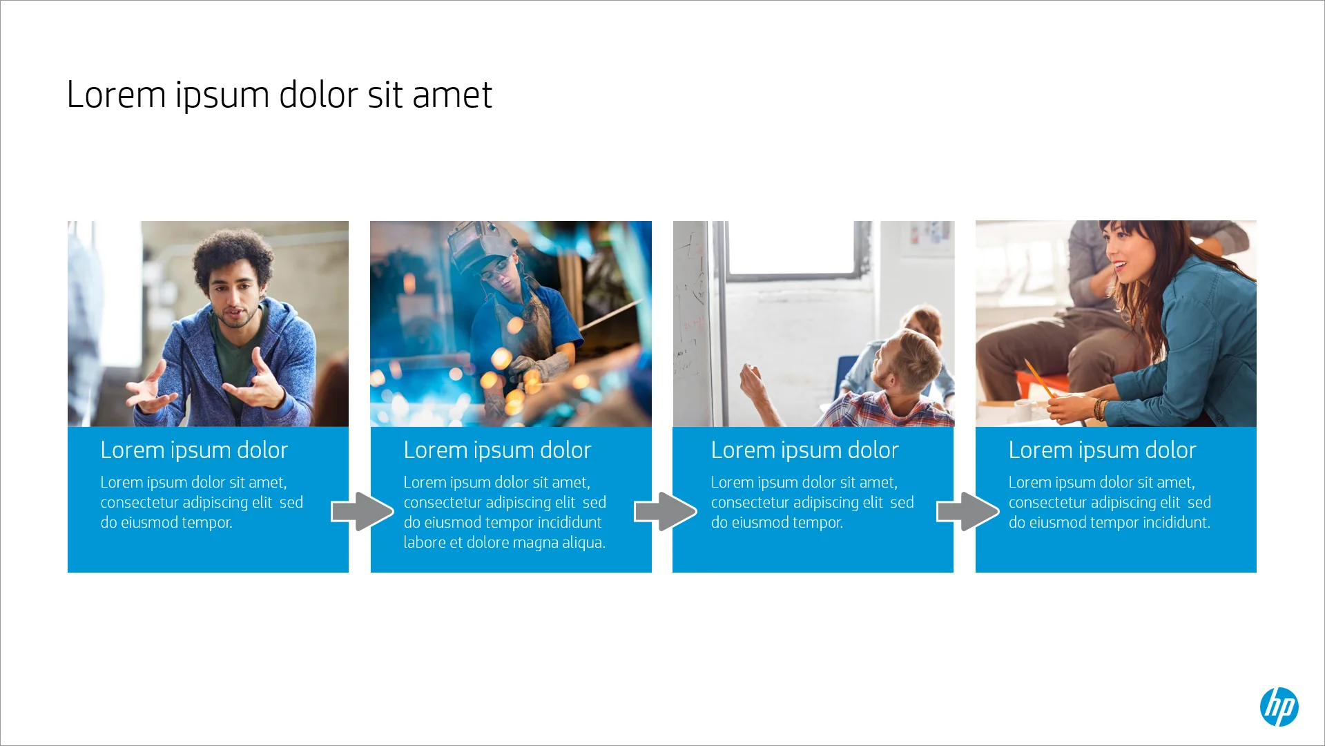 Process slide template