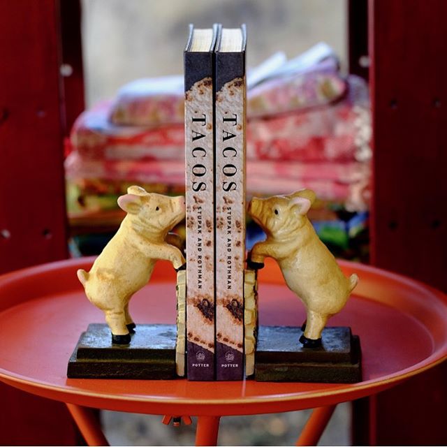 Gearing up for our next Taco Tuesday 🌮!
.
.
.
.
.
#tacos #tacotuesday #books #cookbook #ojai #shopojai #gifts #giftideas #shoplocal #giftbook #cooking #boutiqueshopping #uniquegifts #bookends