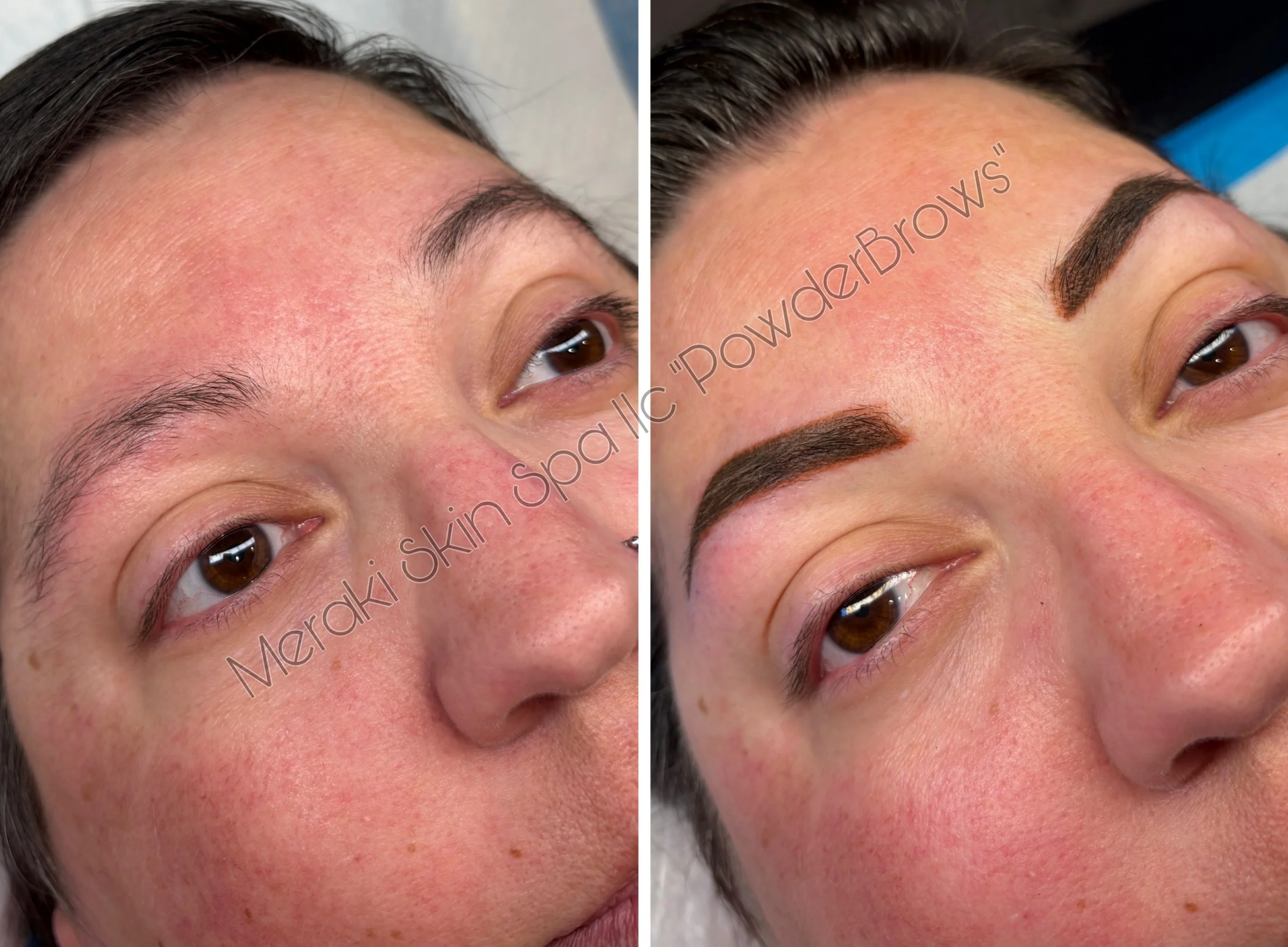 permanent makeup tattooed eyebrows meridian idaho soft tap microblading