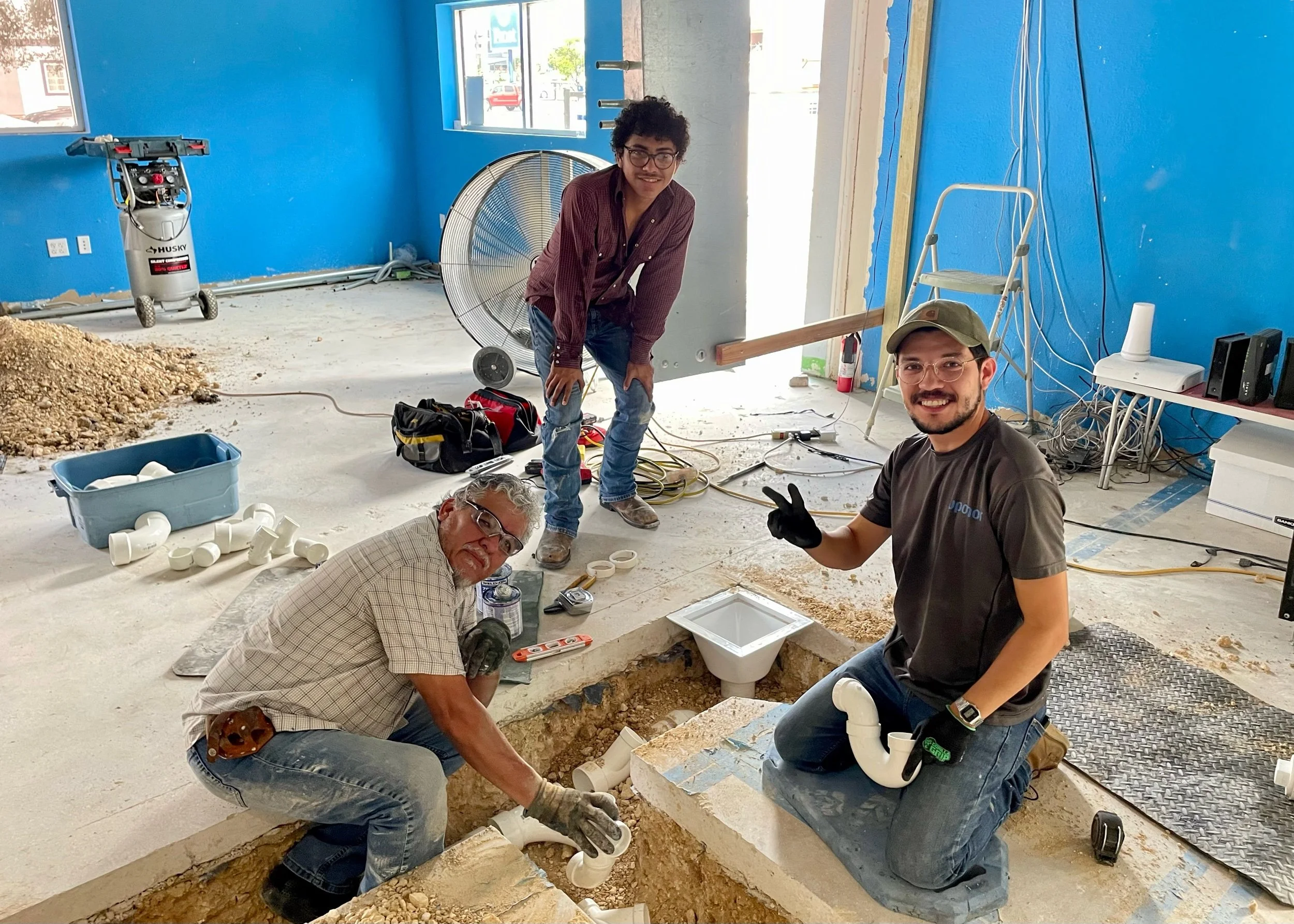 Foundation Plumbing Going In