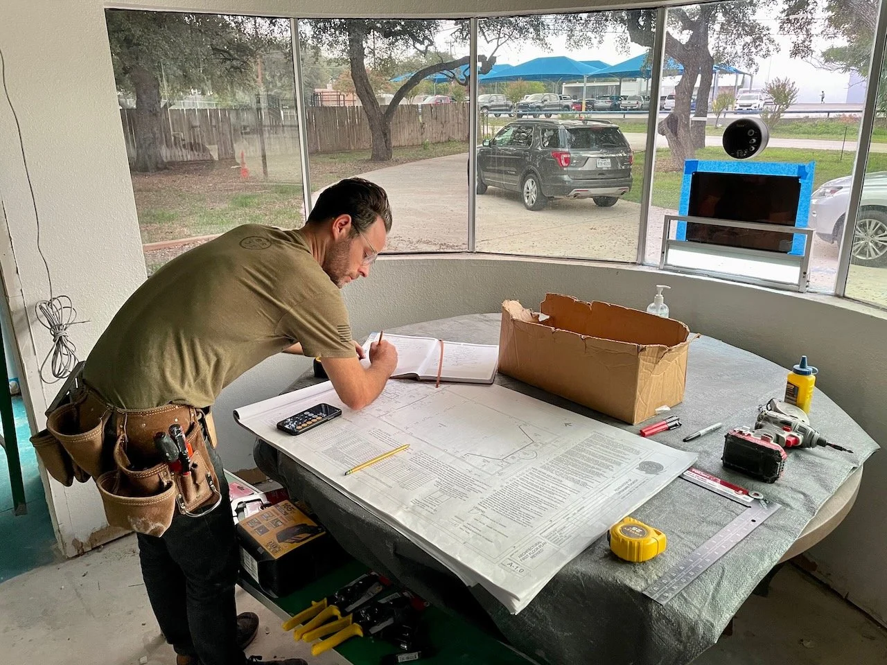 Metal Framing Going Up