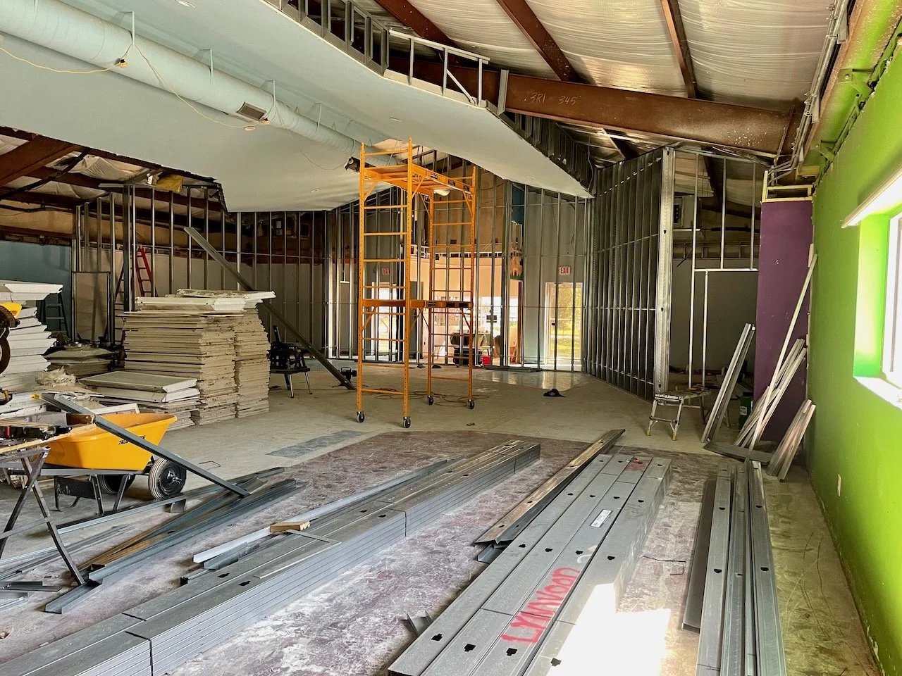 Framing and Plumbing Progress