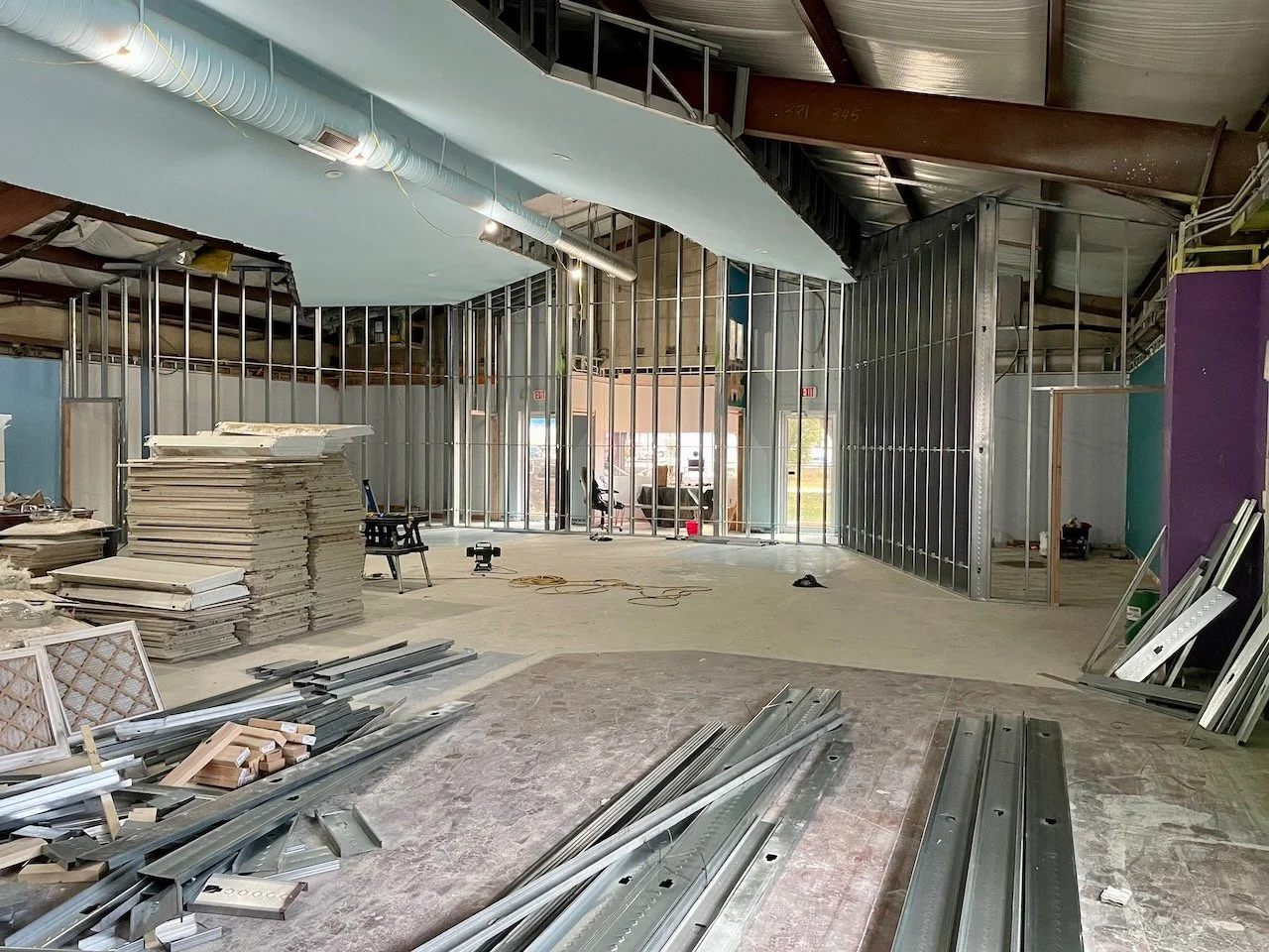 Metal Framing 50% Finished