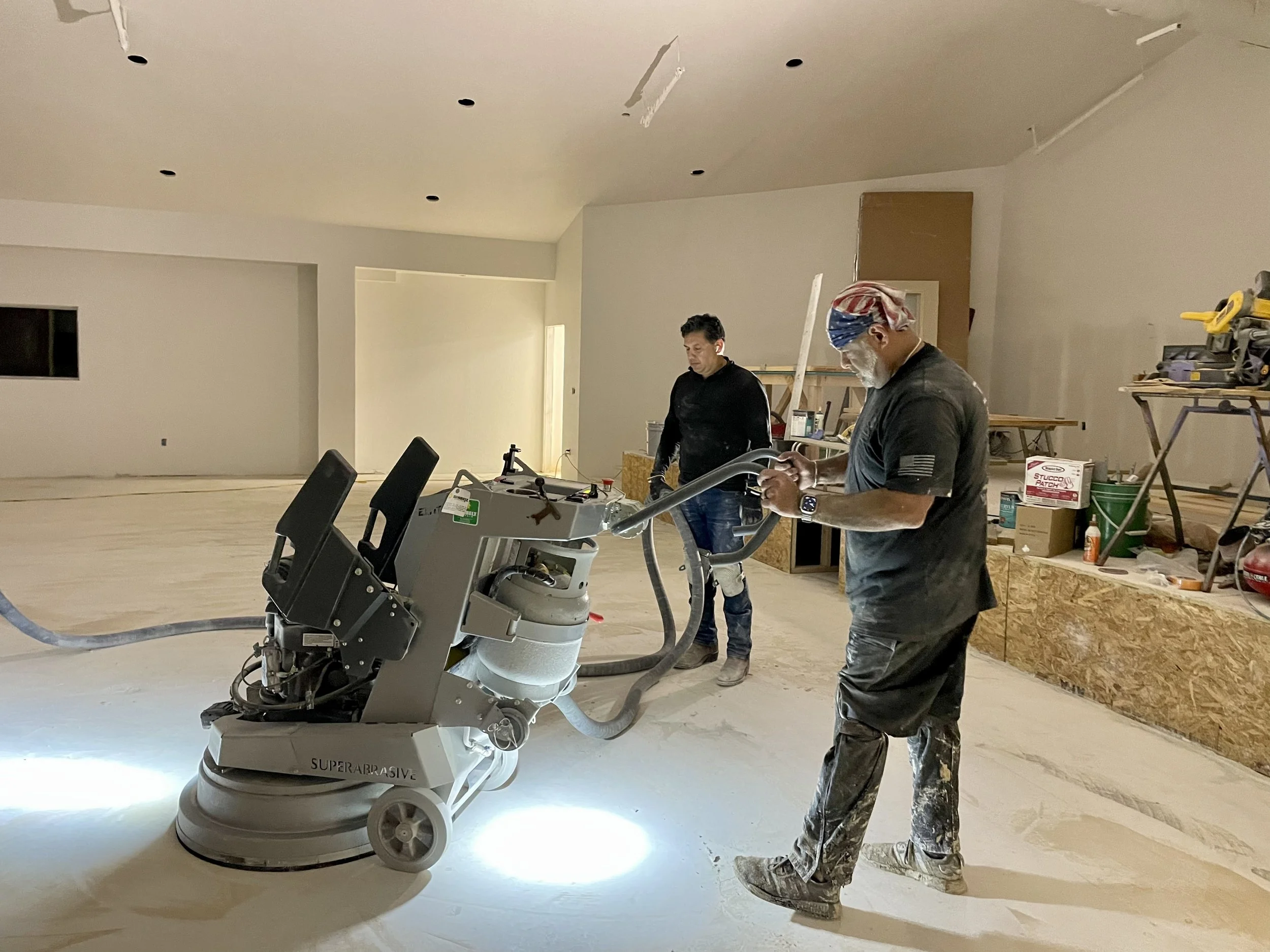 Concrete Grinding Completed