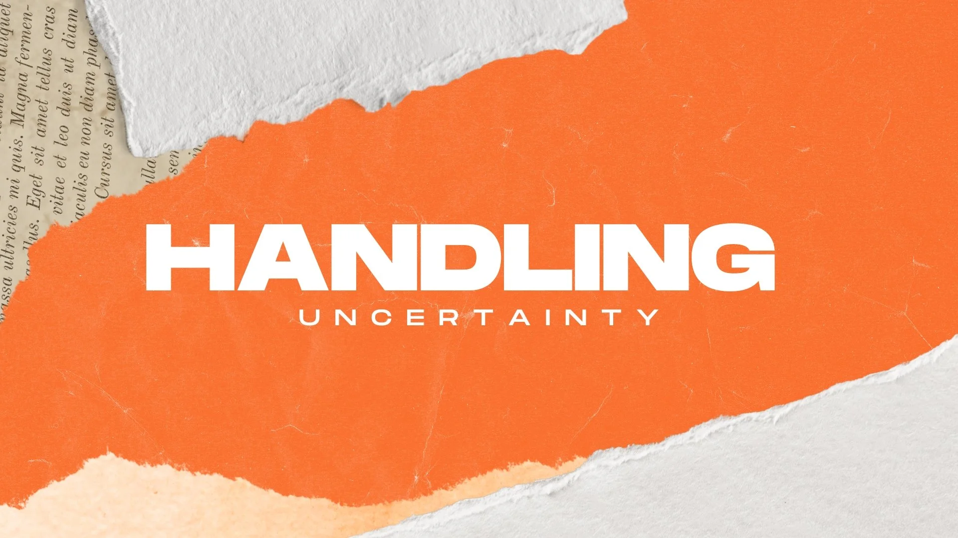 Handling Uncertainty