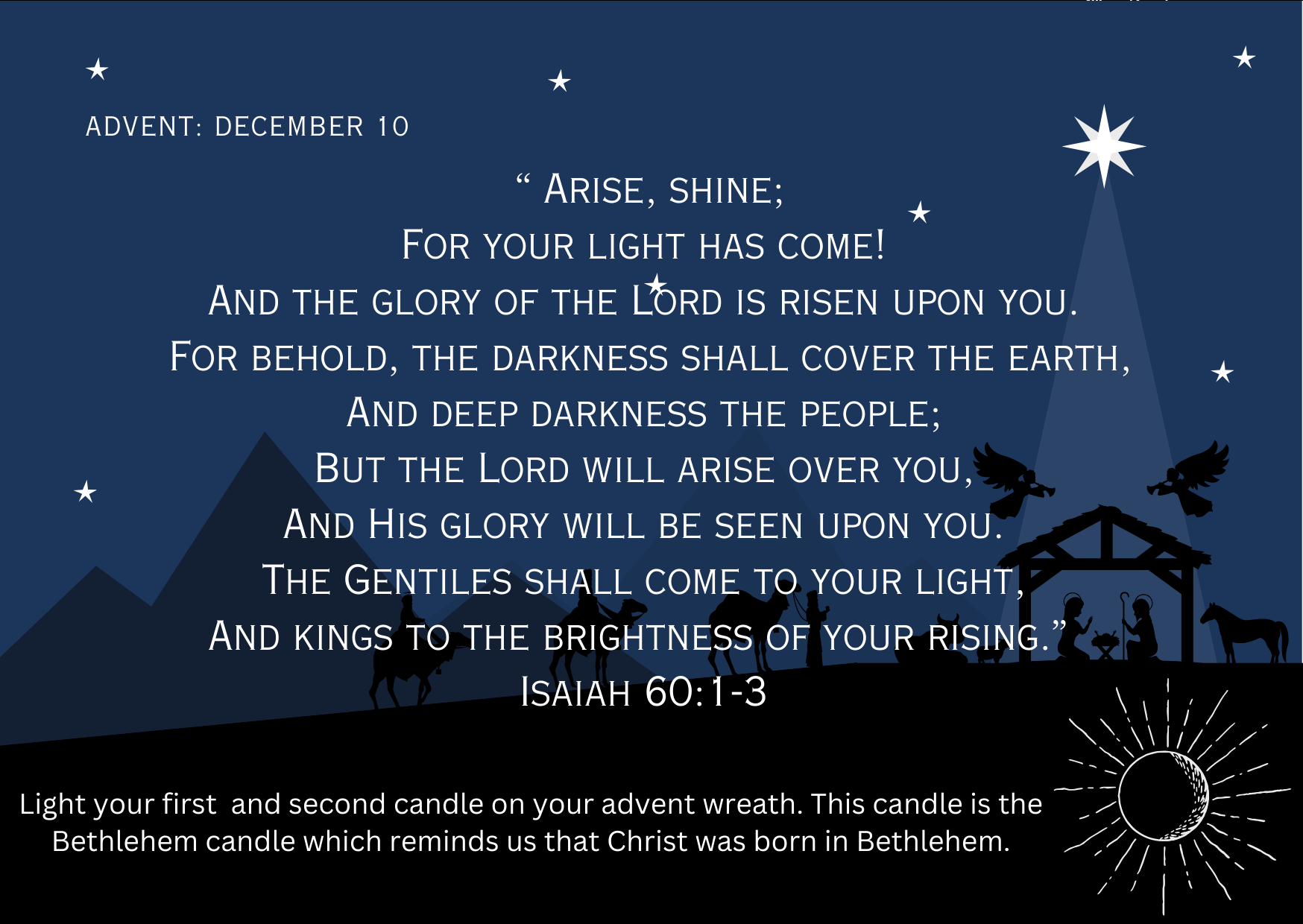 Advent- December 10
