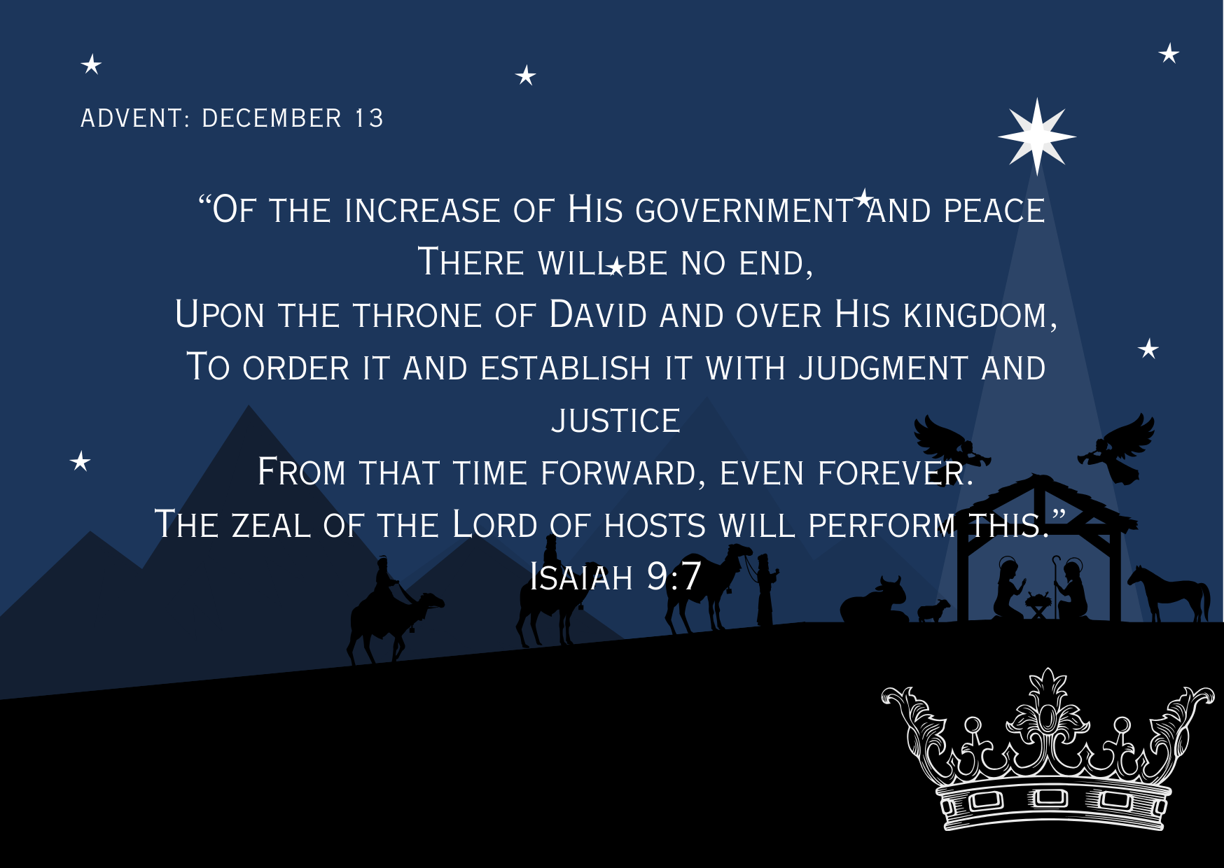 Advent- December 13