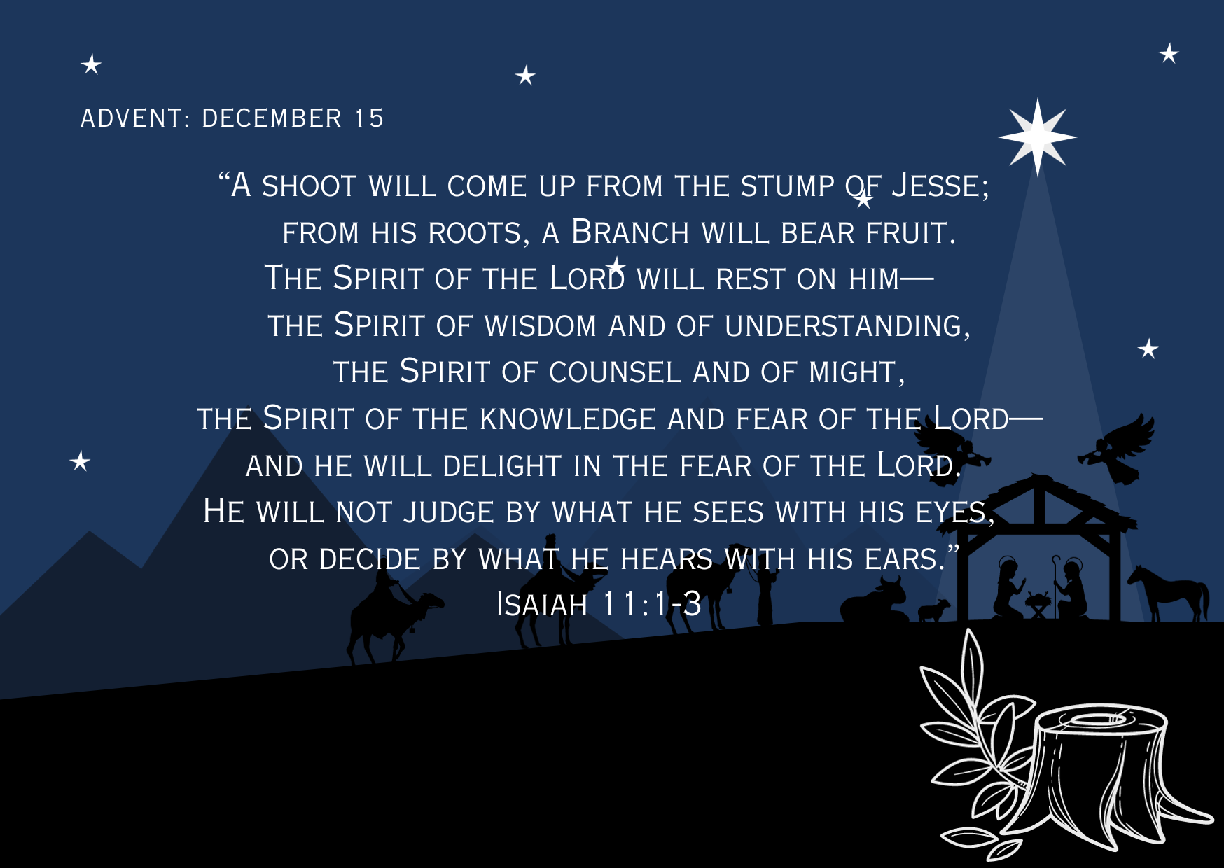 Advent- December 15