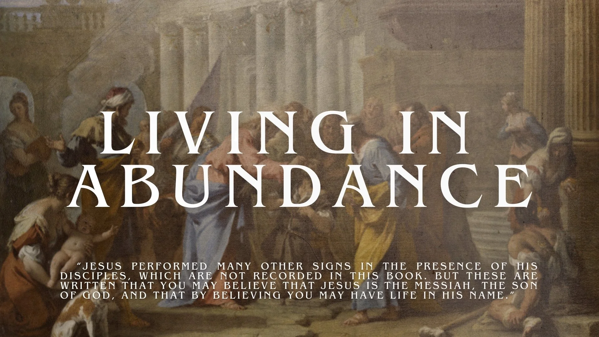 Living In Abundance
