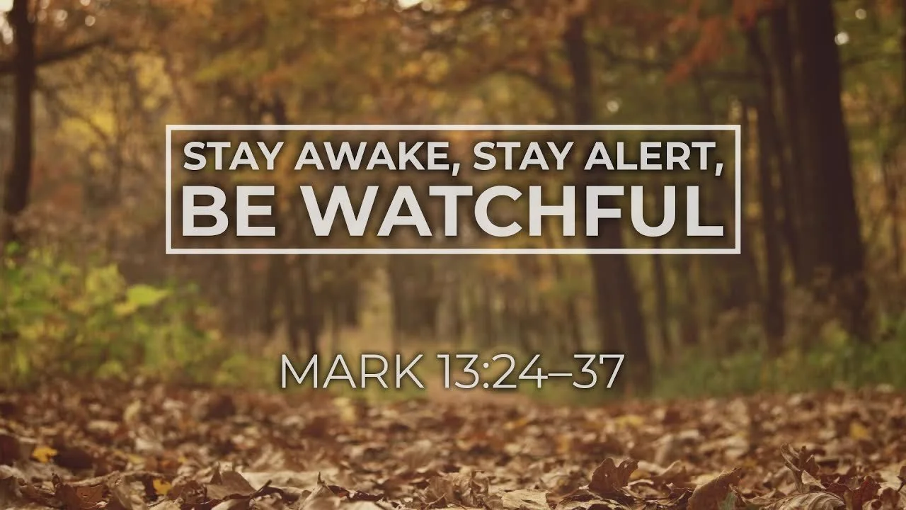 Stay Awake, Stay Alert, Be Watchful 