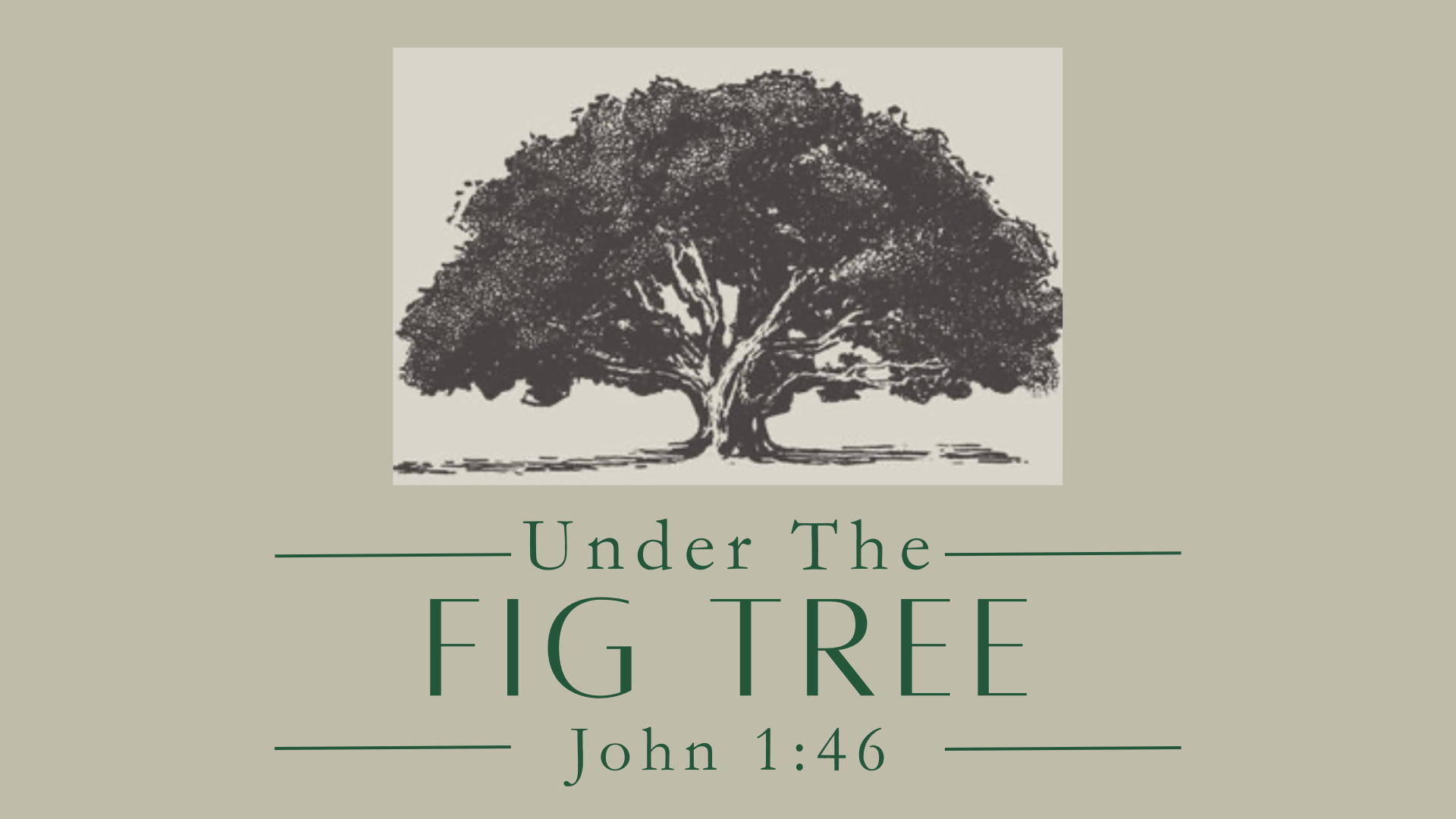 Under The Fig Tree