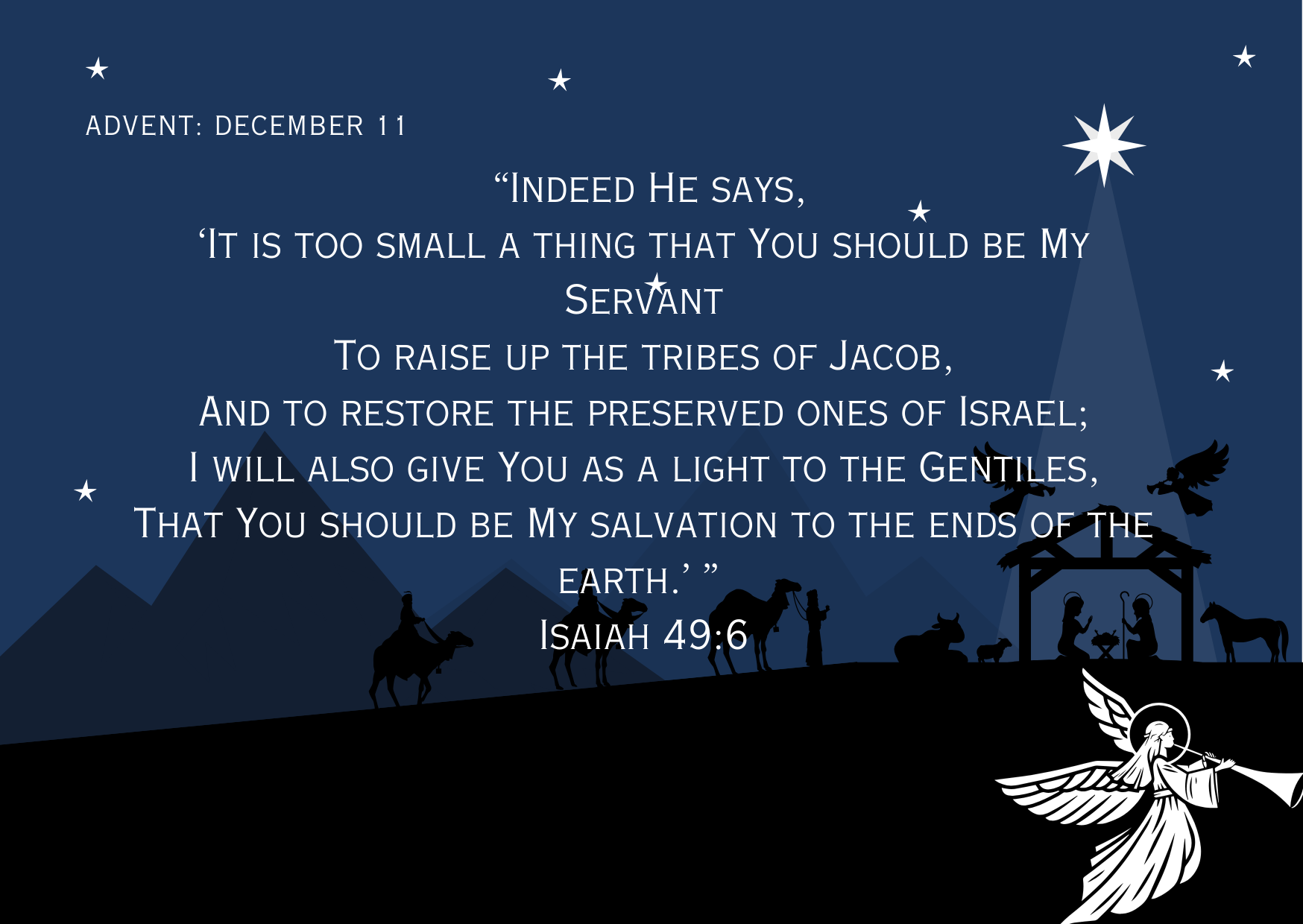 Advent- December 11