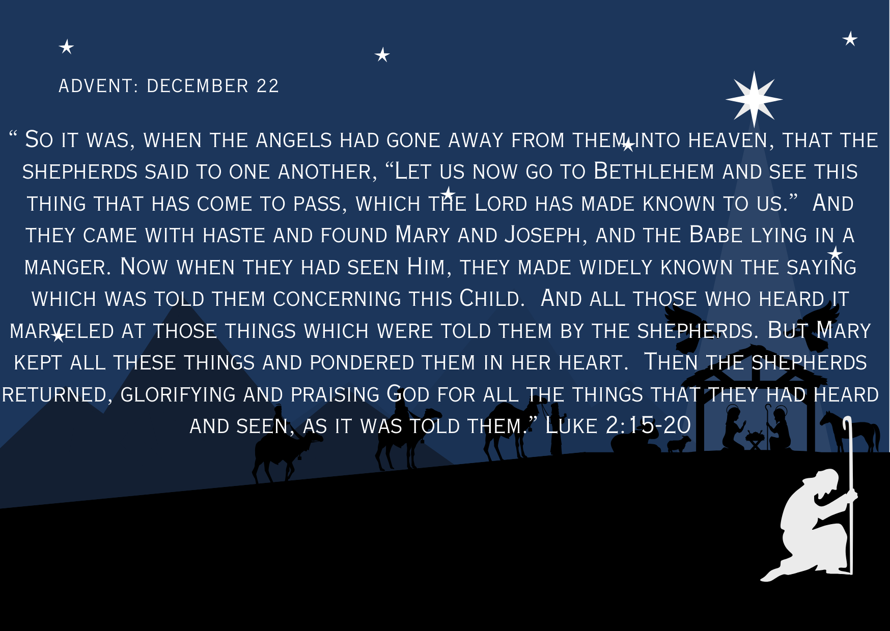 Advent- December 22