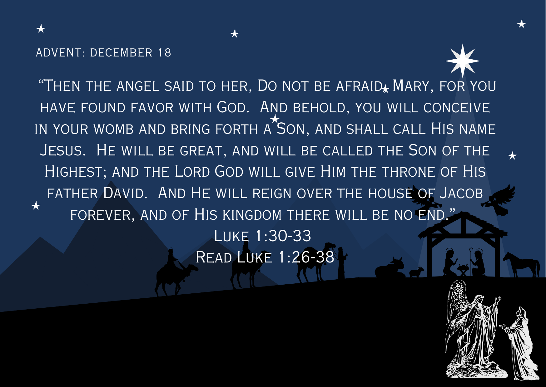 Advent- December 18