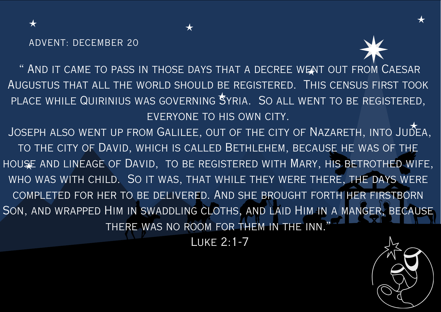 Advent- December 20