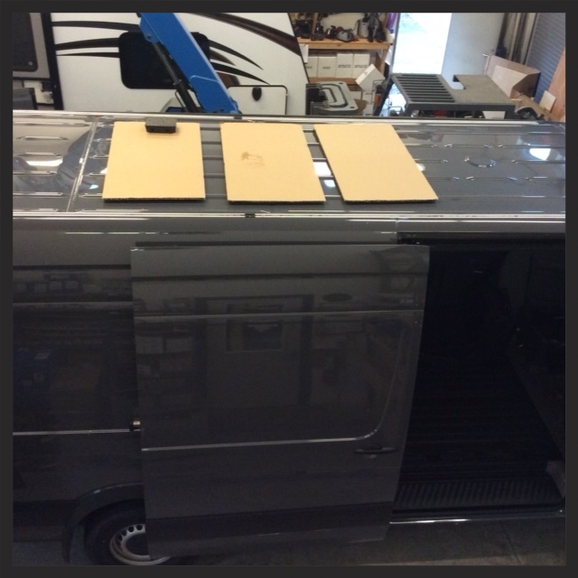 alternate layout that leaves space fore and aft for vents. We chose this option.