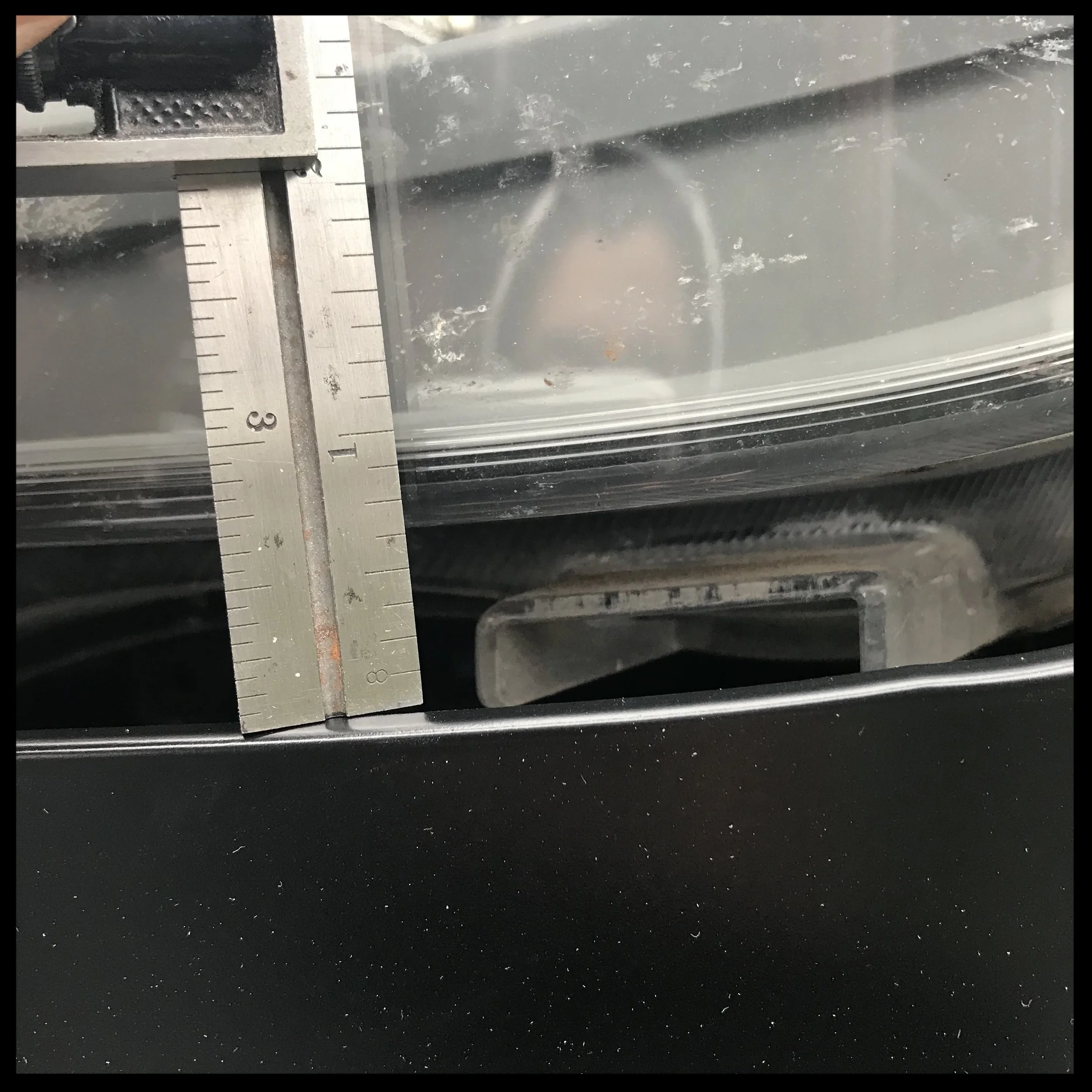 Yet the top to bottom also has a 5/8” gap under the headlight assembly revealing all of the mounting gore. Wow. Really? This looks horrible.