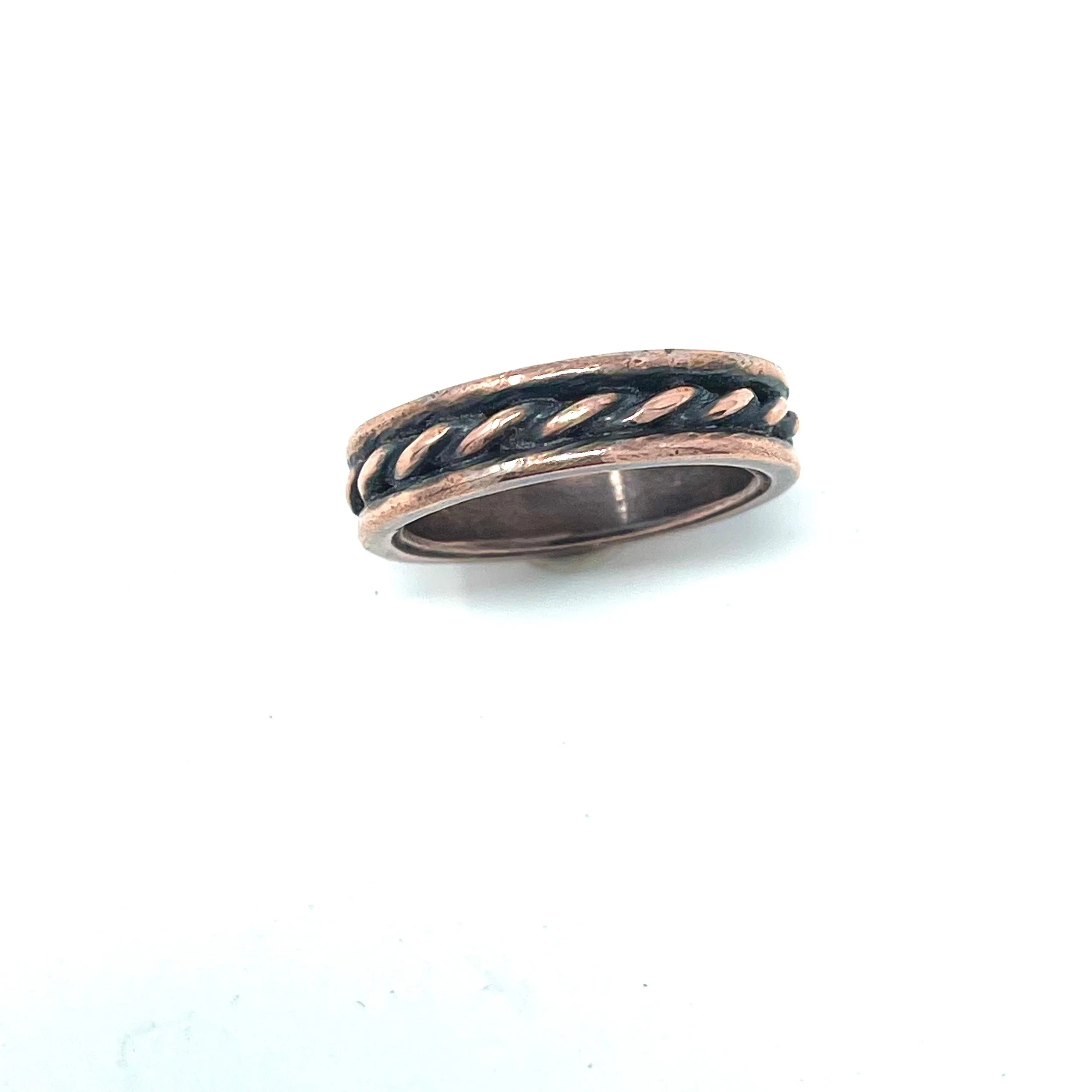 Handmade copper ring size 8.5 — $90