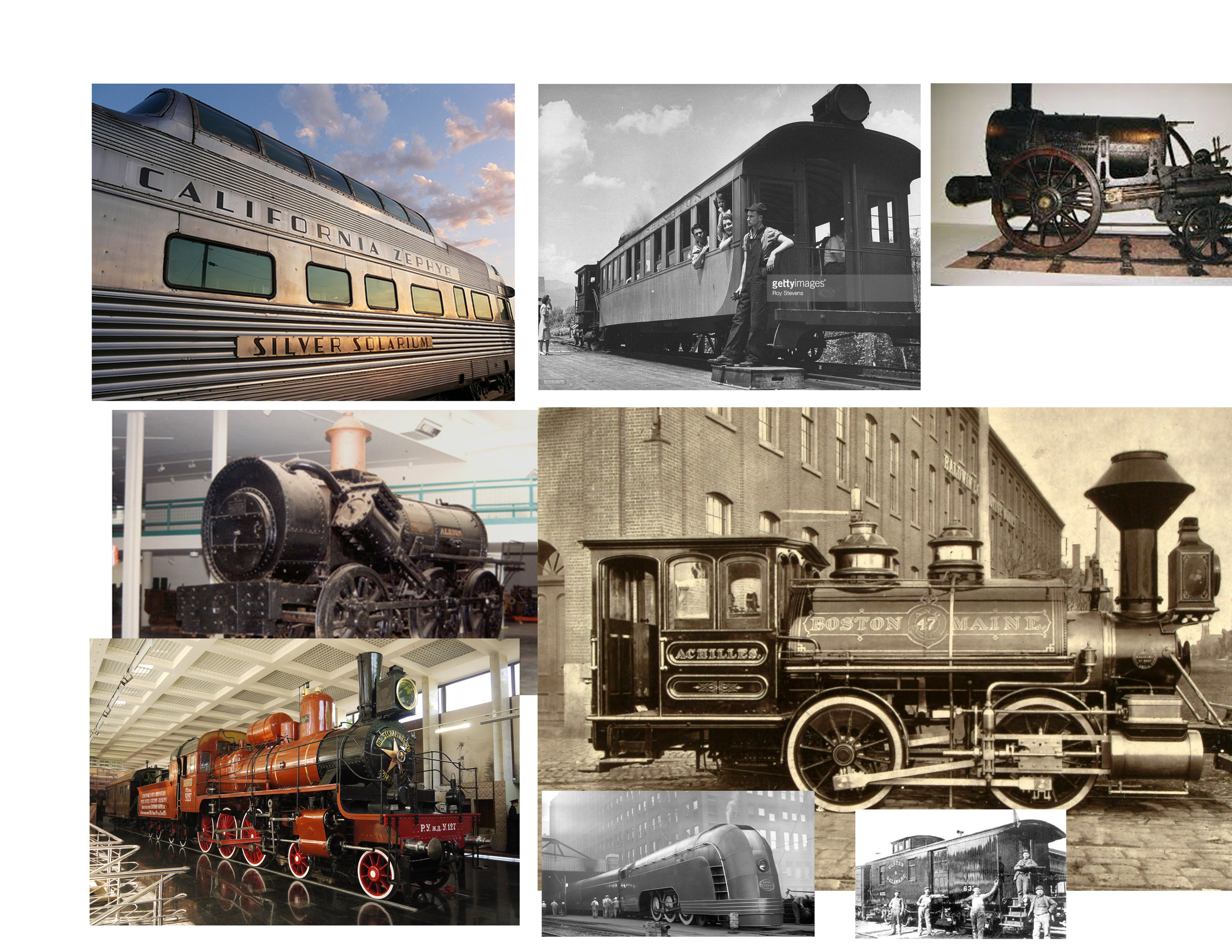 Research for the train design.