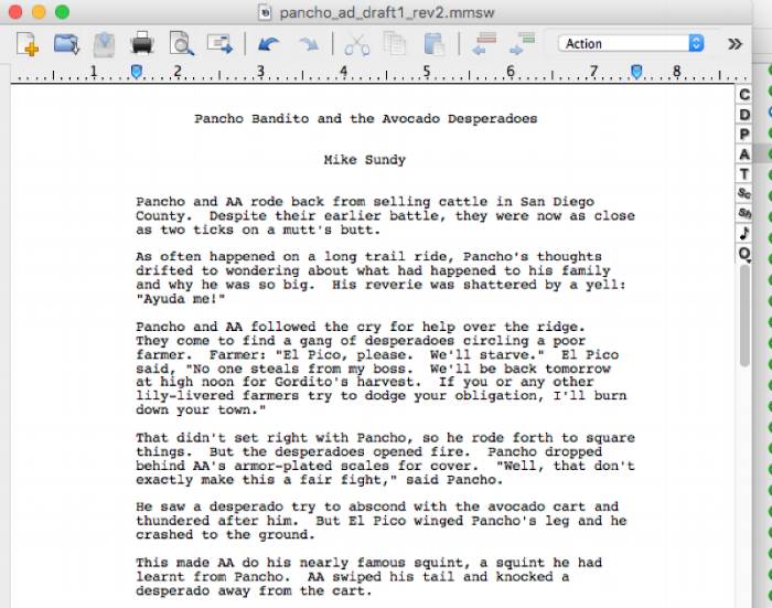 I tend to write early drafts long and then cut way down.