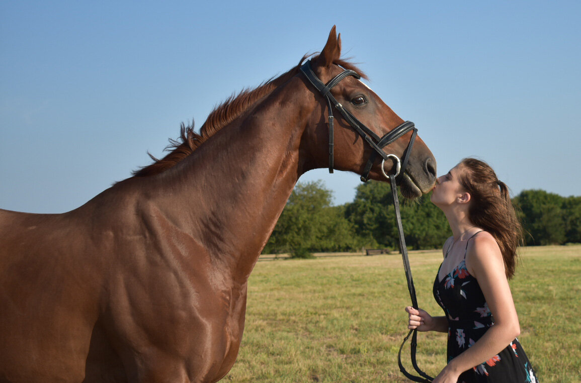 Sterling Thunder and adopter Meghan Adelman