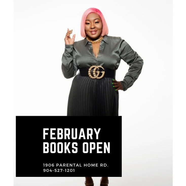Are your ready to slay the day away! My books are open for February! #linkinbio #beautytips #beautyinfluencer #floridahairstylist #duvalhairstylist #duvalbraids #orlandohairstylist #microlinks #frontalsewin #braids #hairstylist #tiffanymonae