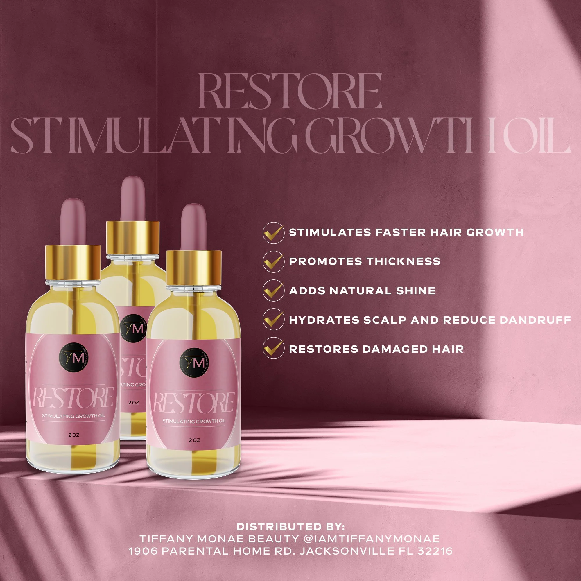 Restore Stimulating Growth Oil