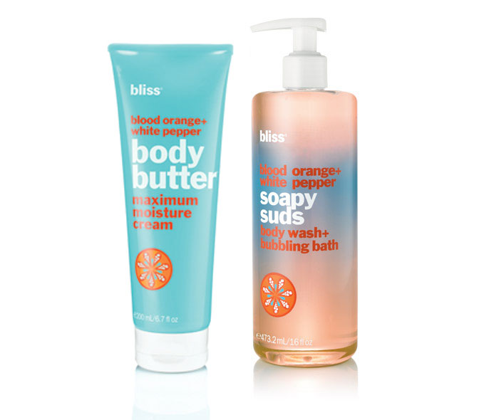 blood orange + white pepper perfect pair - bliss