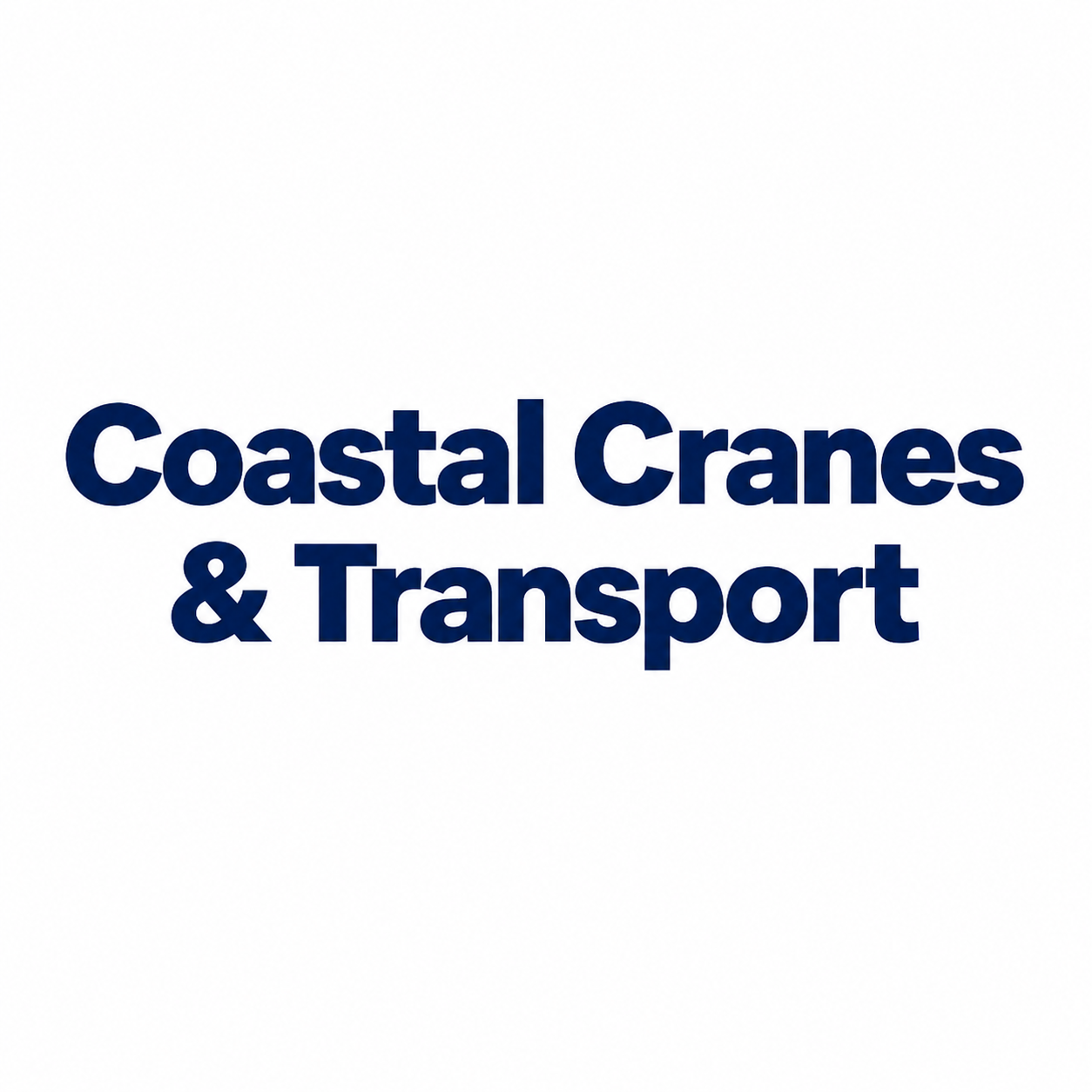 Coastal Cranes &amp; Transport