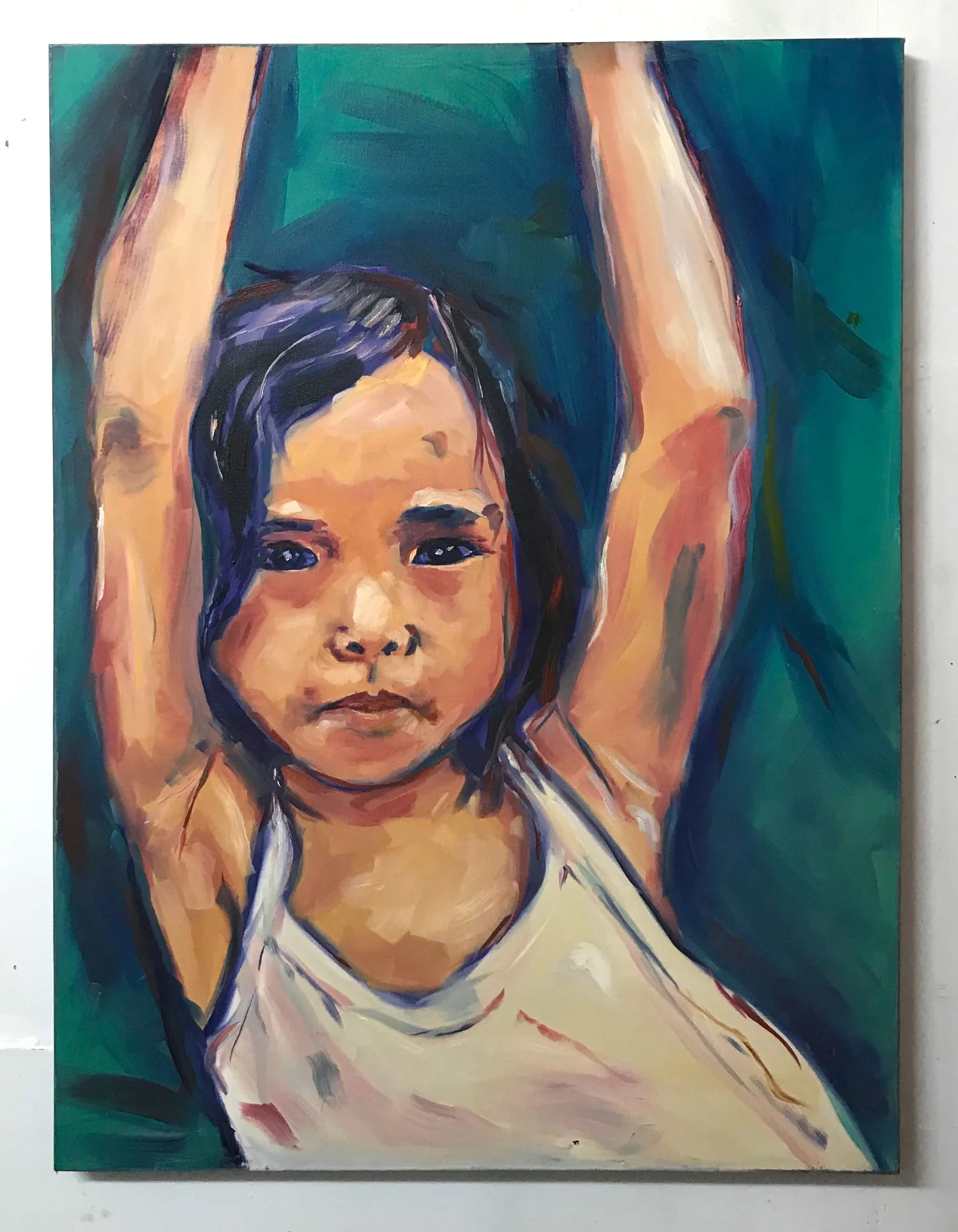 Swings and Dances, 75 x 100 cm, Oil on Canvas, 2007, $1200