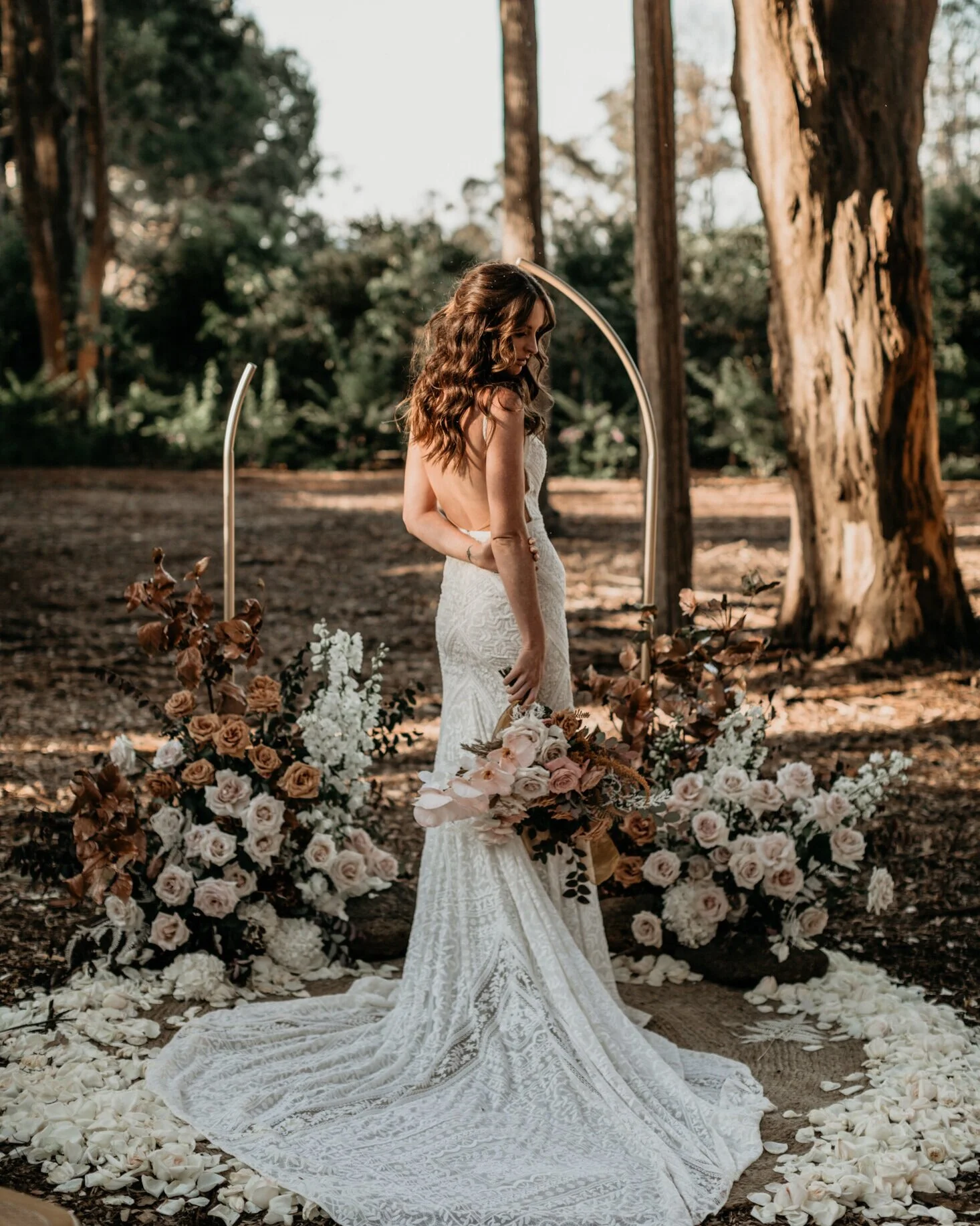 Bride and Gabbinbar Homestead wedding venue not far from the Gold Coast