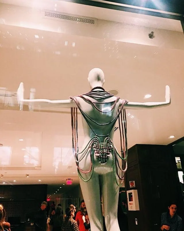 Keep Shop window display at the Neon Zinn pop-up, February 22-24, 2018.