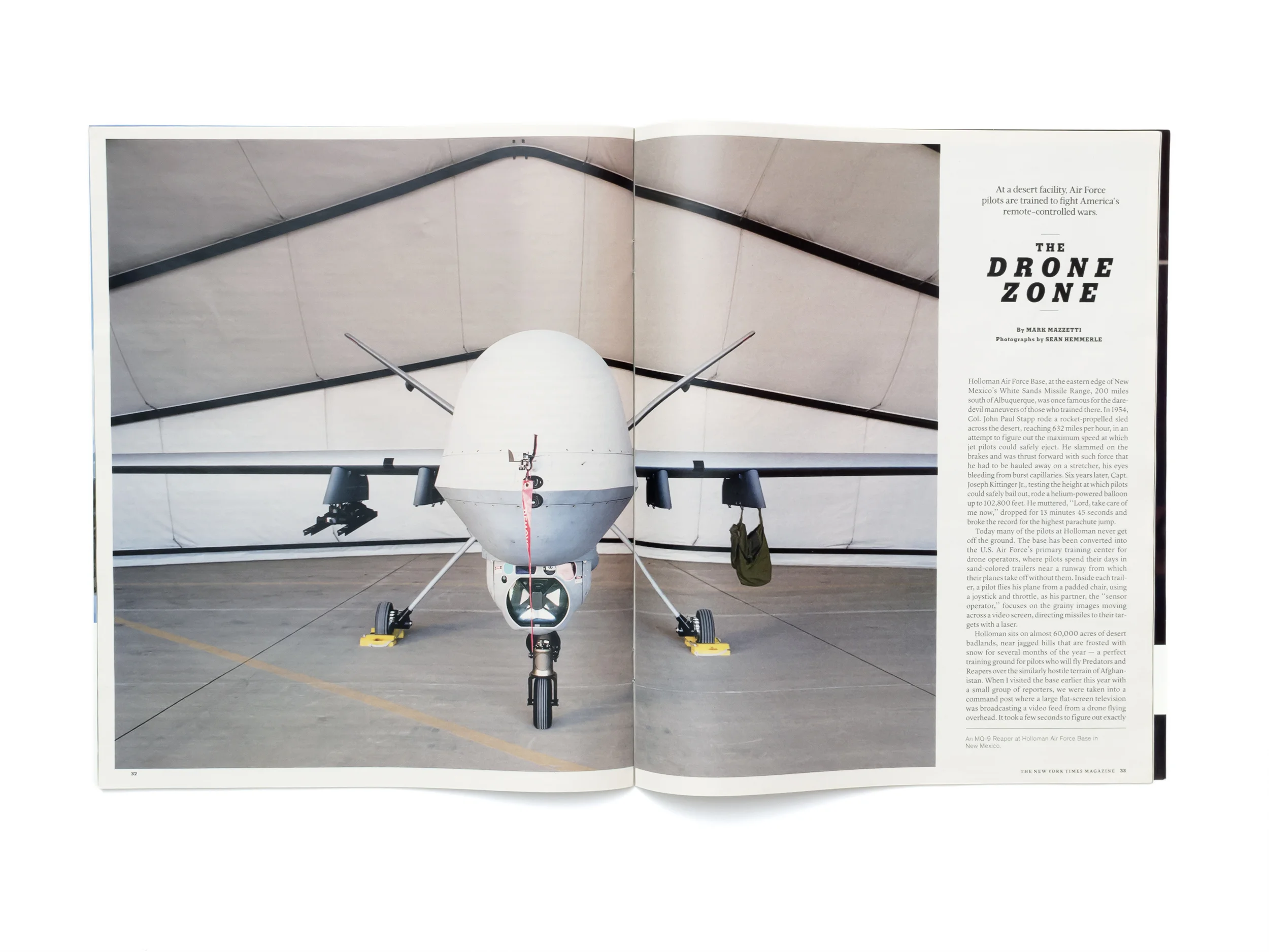 New York Times Magazine, The Drone Zone