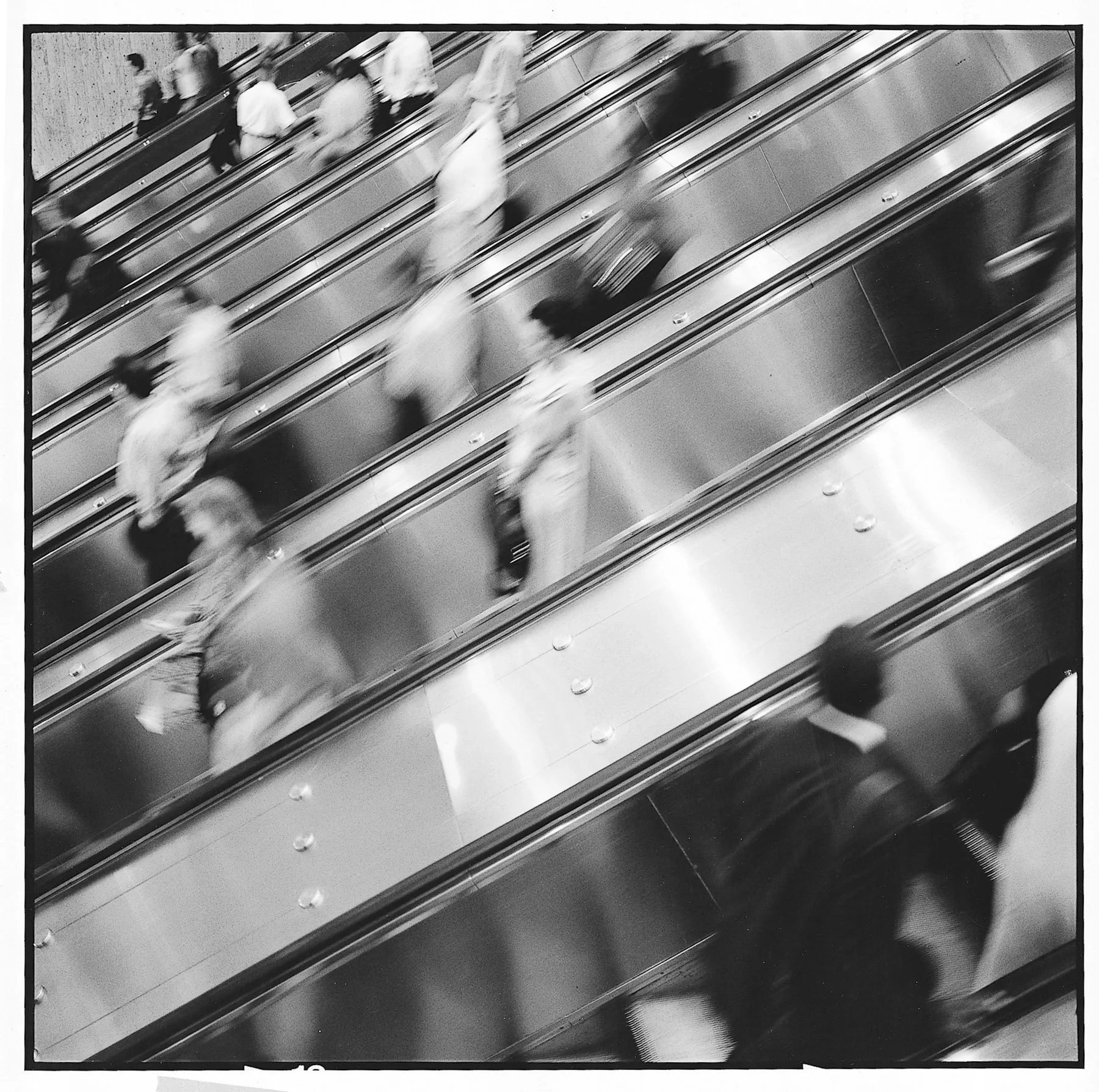 Escalator Banks, WTC, September, 2001.