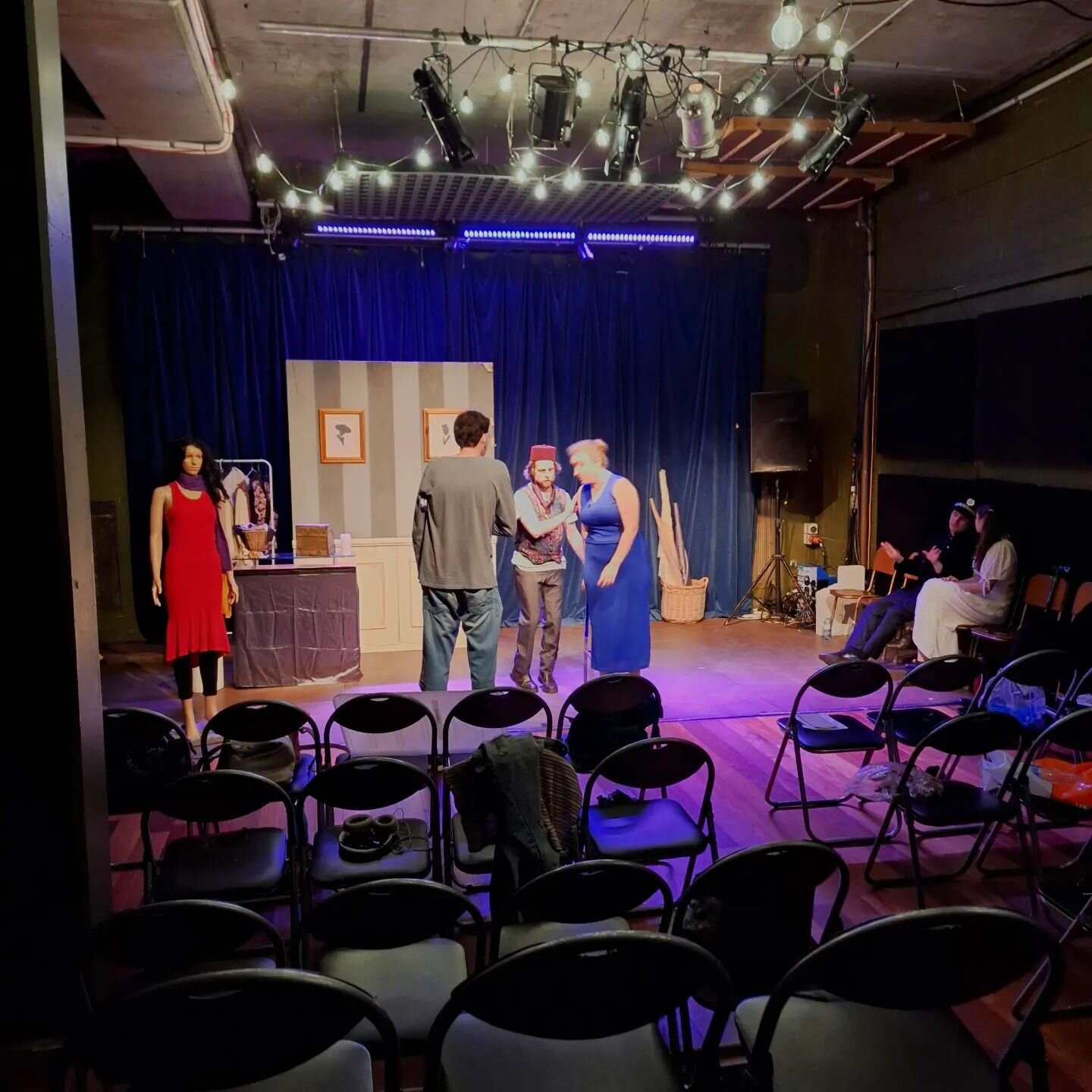 @something_wicked_theatre Having such a wonderful time with The Italian Comedy team. This Wednesday preview is sold out! It's a silly funny comedy where I get to play a villain! Tickets via Something Wicked Theatre Facebook or Instagram.