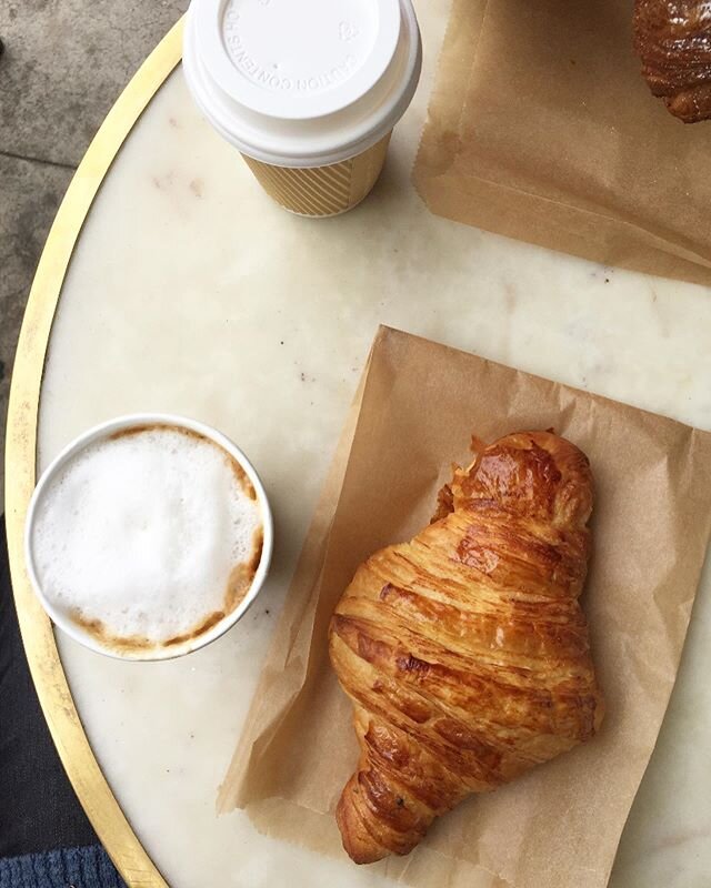 A simple joy of quarantine life has been walking over to @louthefrenchontheblock for croissants and cappuccinos on the weekends. While that&rsquo;s our go-to order, everything we&rsquo;ve eaten there over the years is delicious&mdash;you can&rsquo;t 