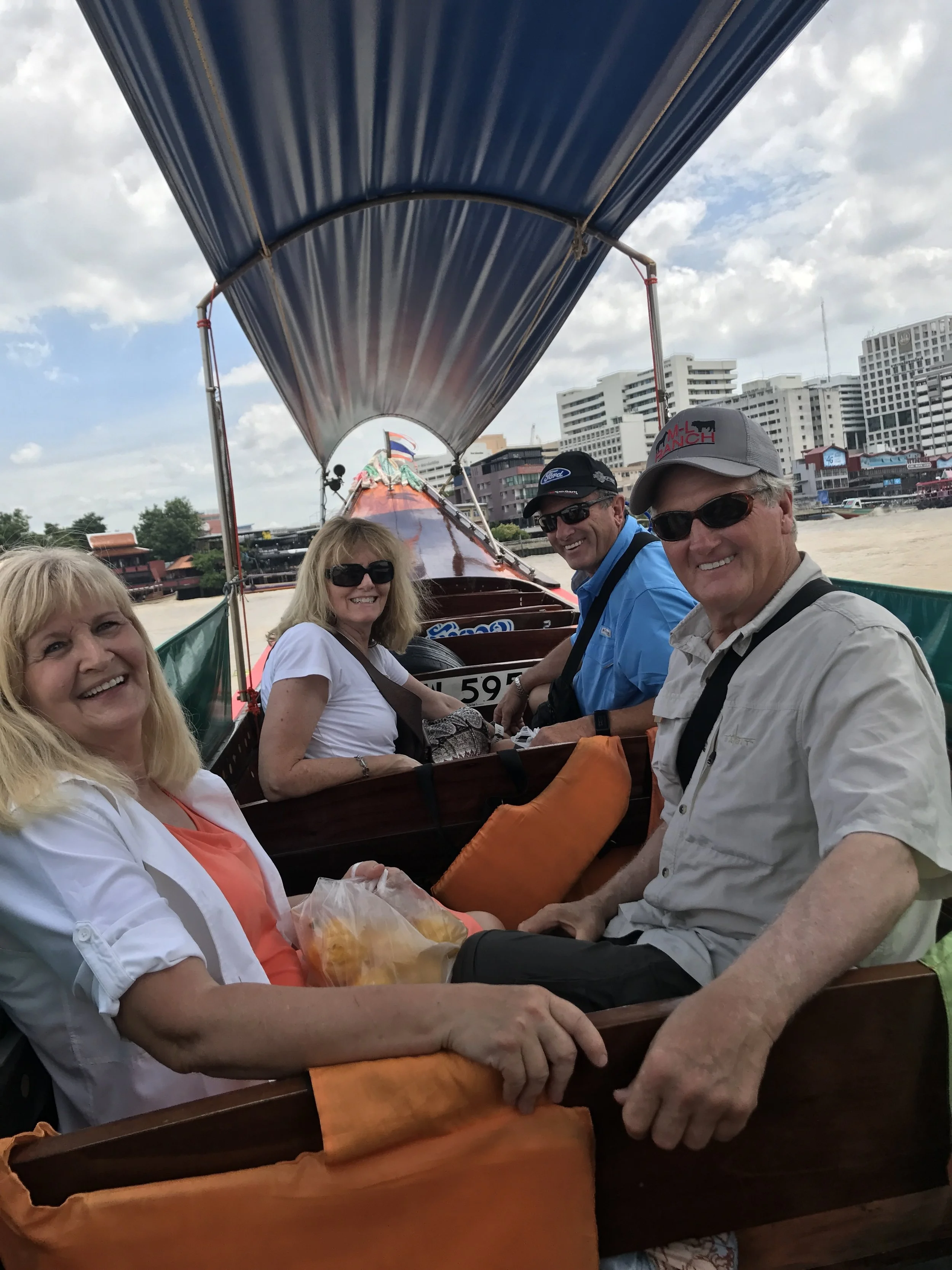  Boat ride in the canals of Bangkok. The sights, smells and smoothness (or not) of this hour long boat ride will open your eyes to part of what Bangkok has to offer. We usually do this ride on the first day.&nbsp;&nbsp; 