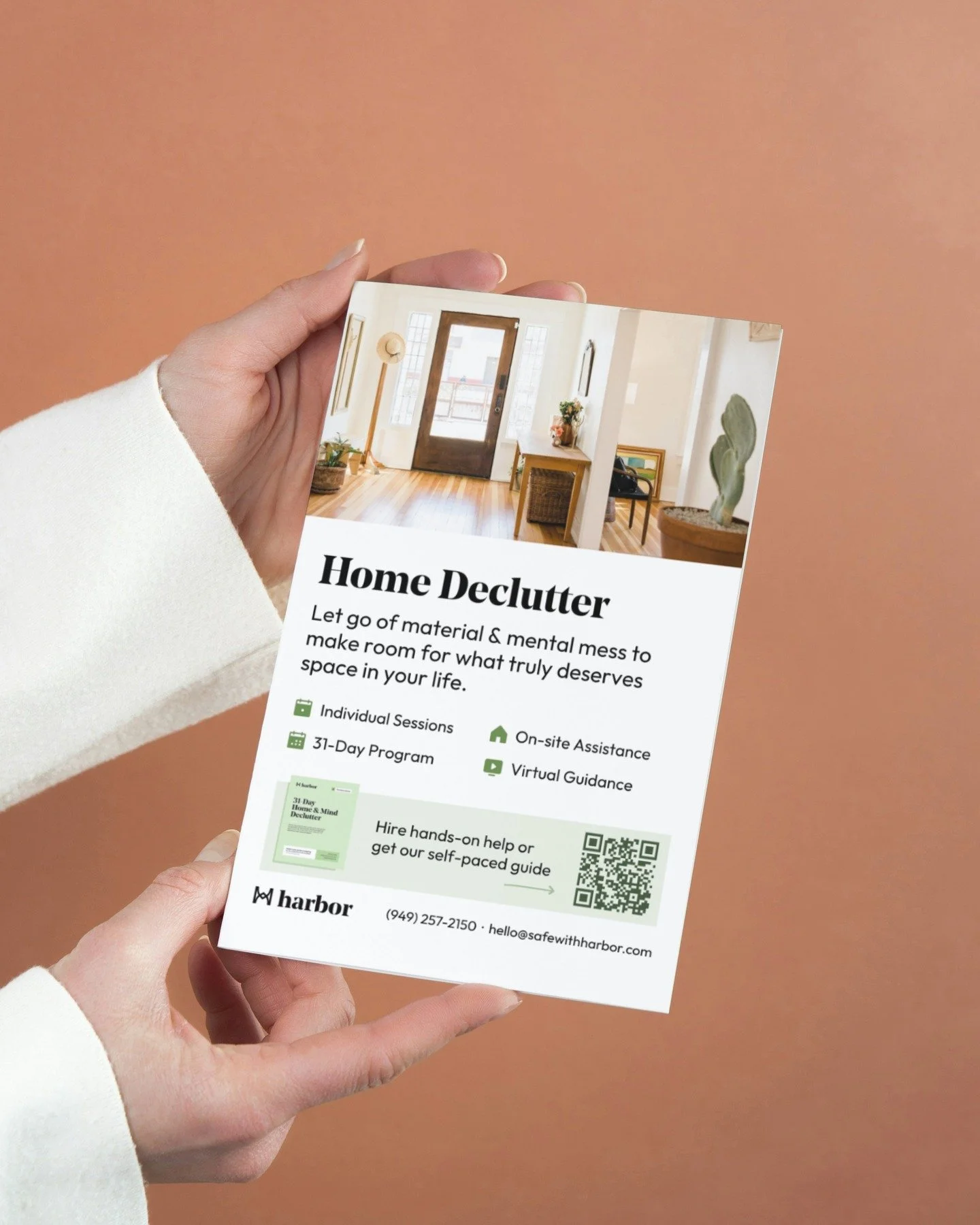 Disaster and end-of-life planning &mdash; Scottsdale, AZ

Print design for Harbor's Home Declutter service and digital product.