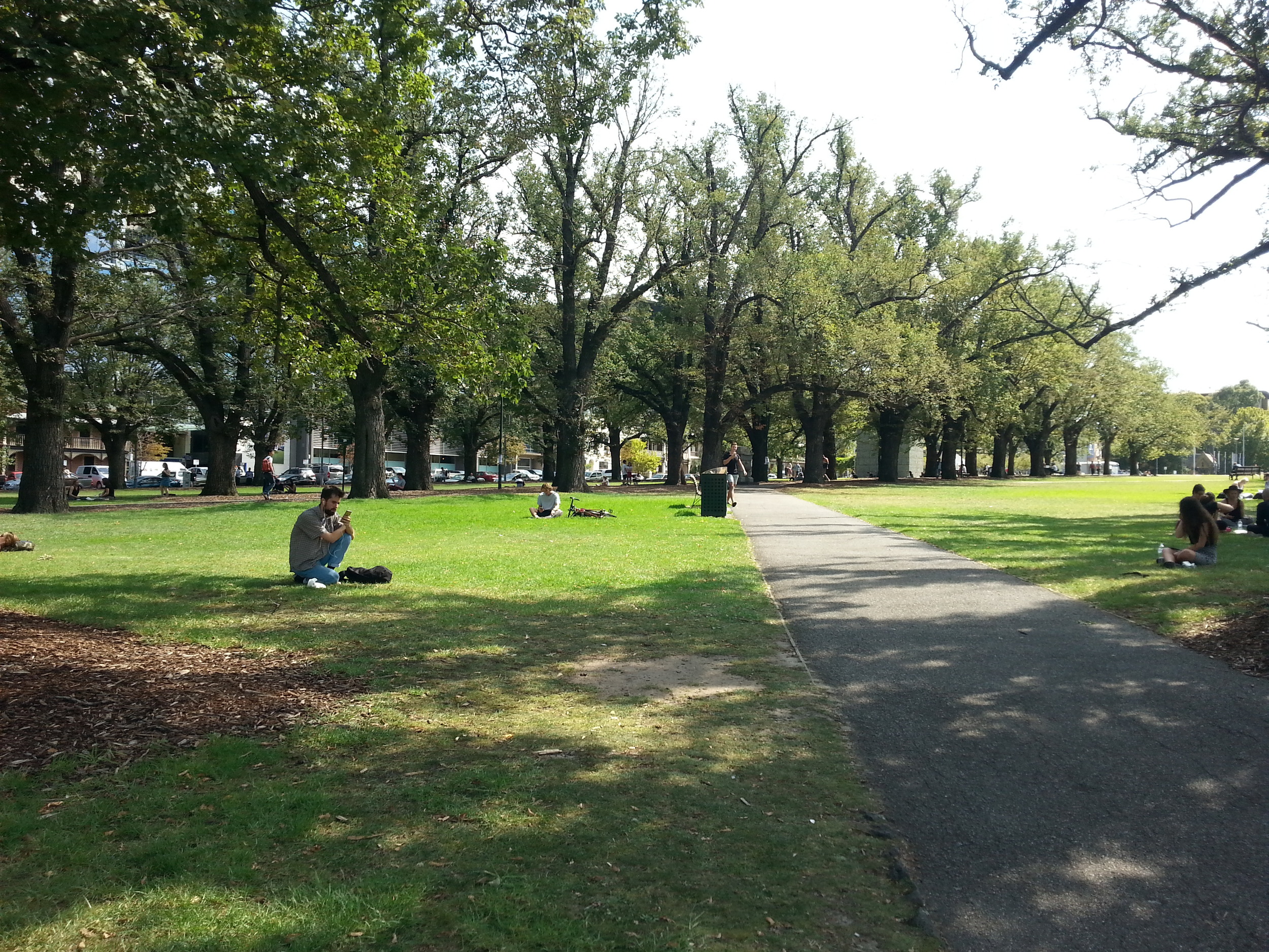 Melbourne’s University Square ~ really enjoyed supporting our Aussie neighbours