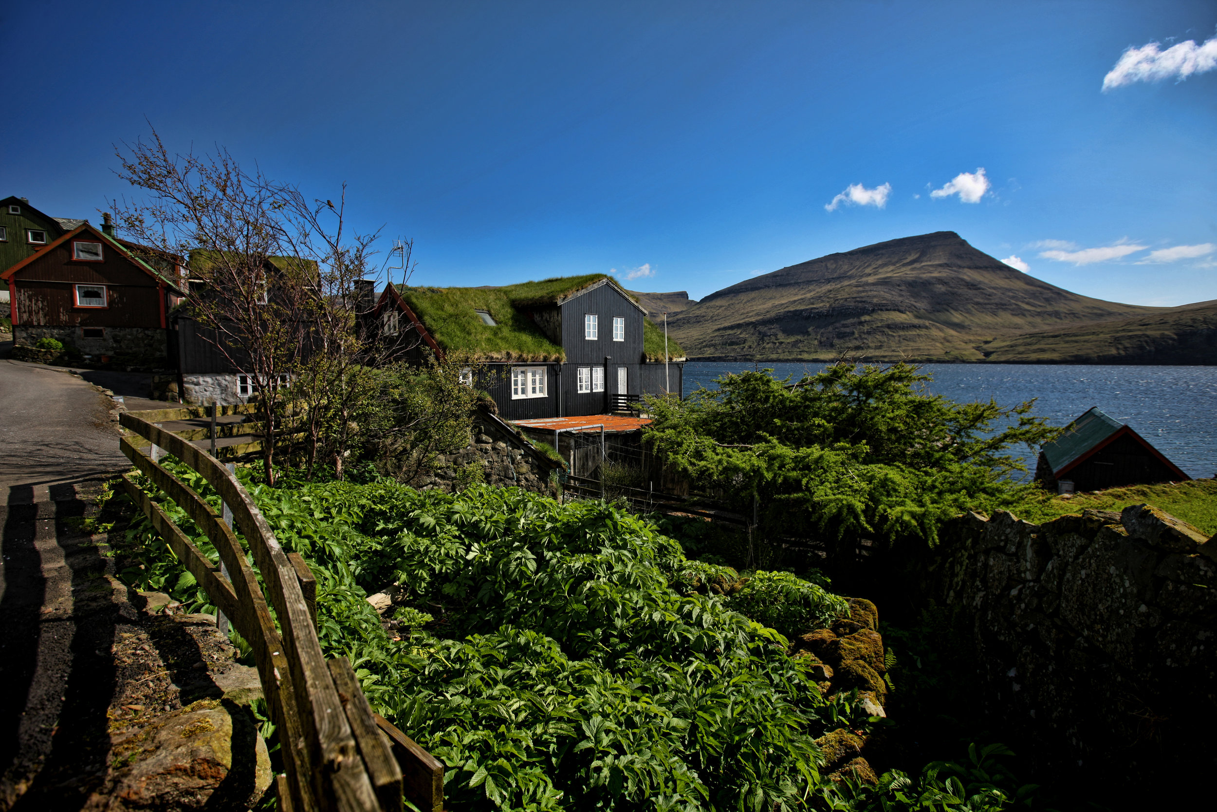 Urtagarður í Bø. Mynd: Ólavur Frederiksen, Faroephoto.