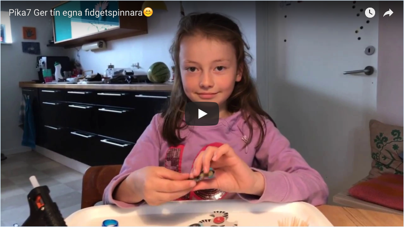 Ger tín egna fidgetspinnara: Video