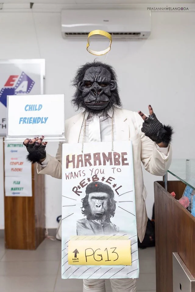 Child Friendly Angelic Harambe — Lanka Comic Con