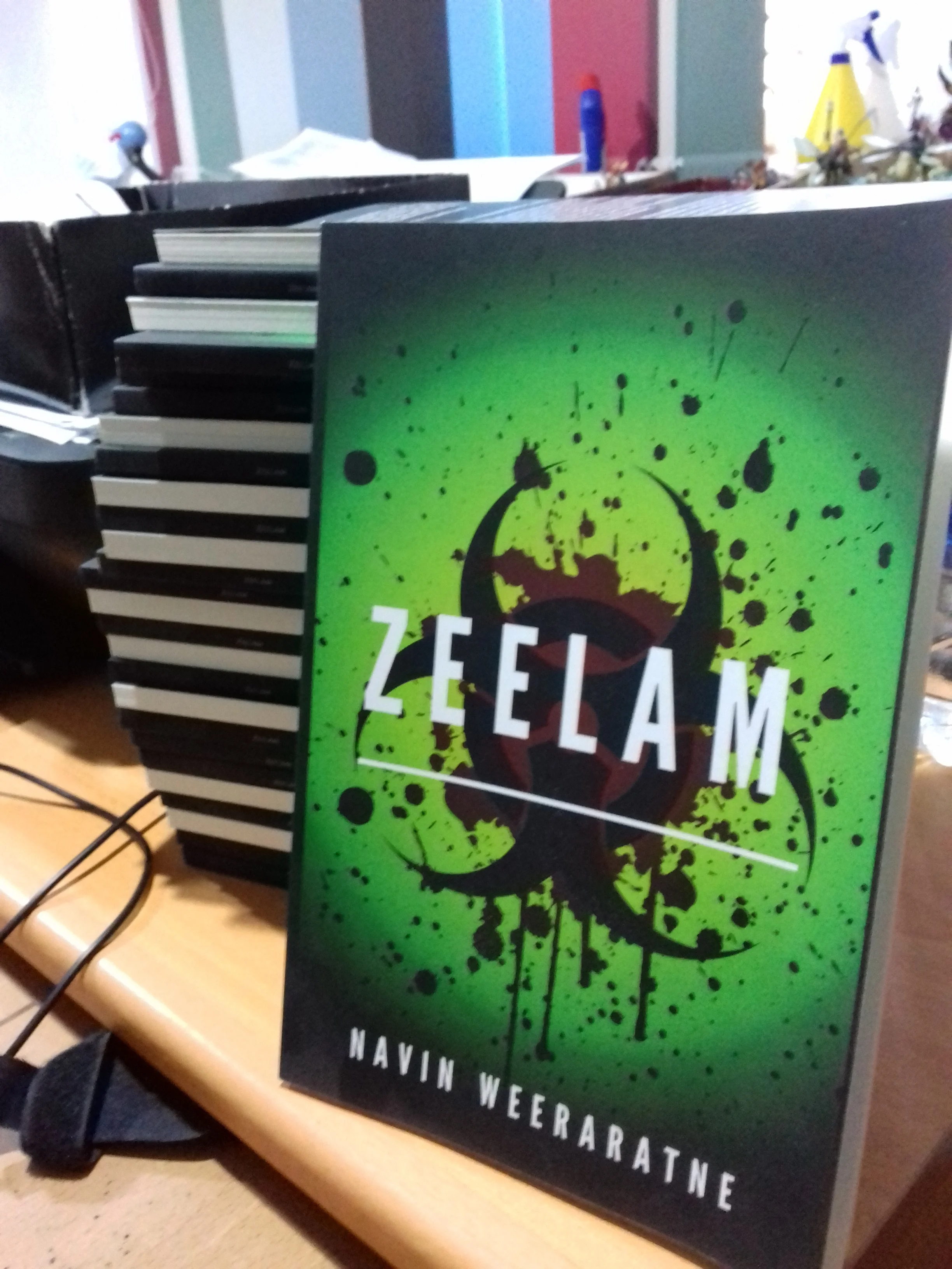 The Fairway shortlisted, Sri lankan zombie novel, ‘Zeelam’ will be available at the Geek Store in October.