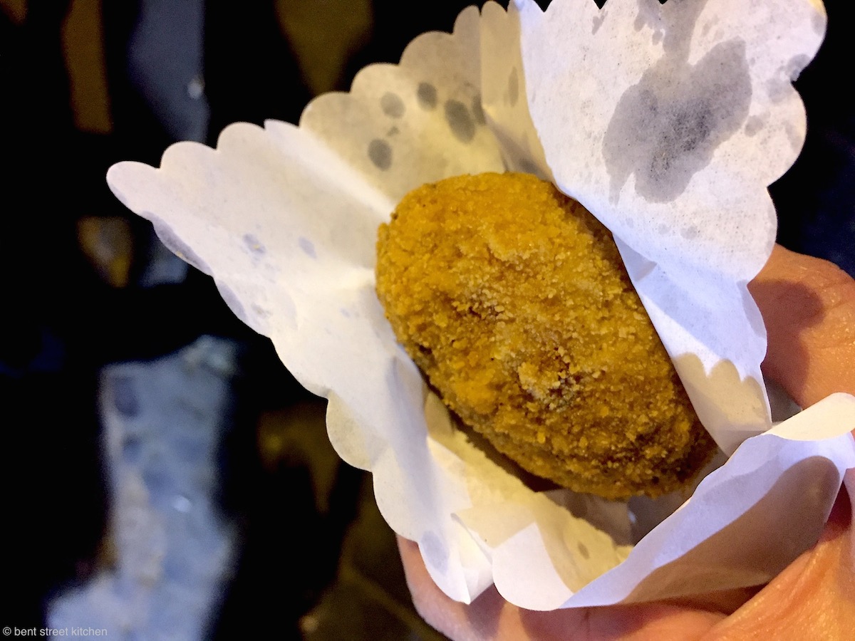 Suppli - Rome's favourite street-food and their version of arancini from I Suppli
