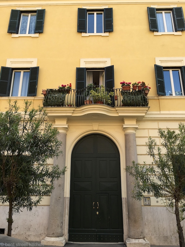 Our apartment block in Monti