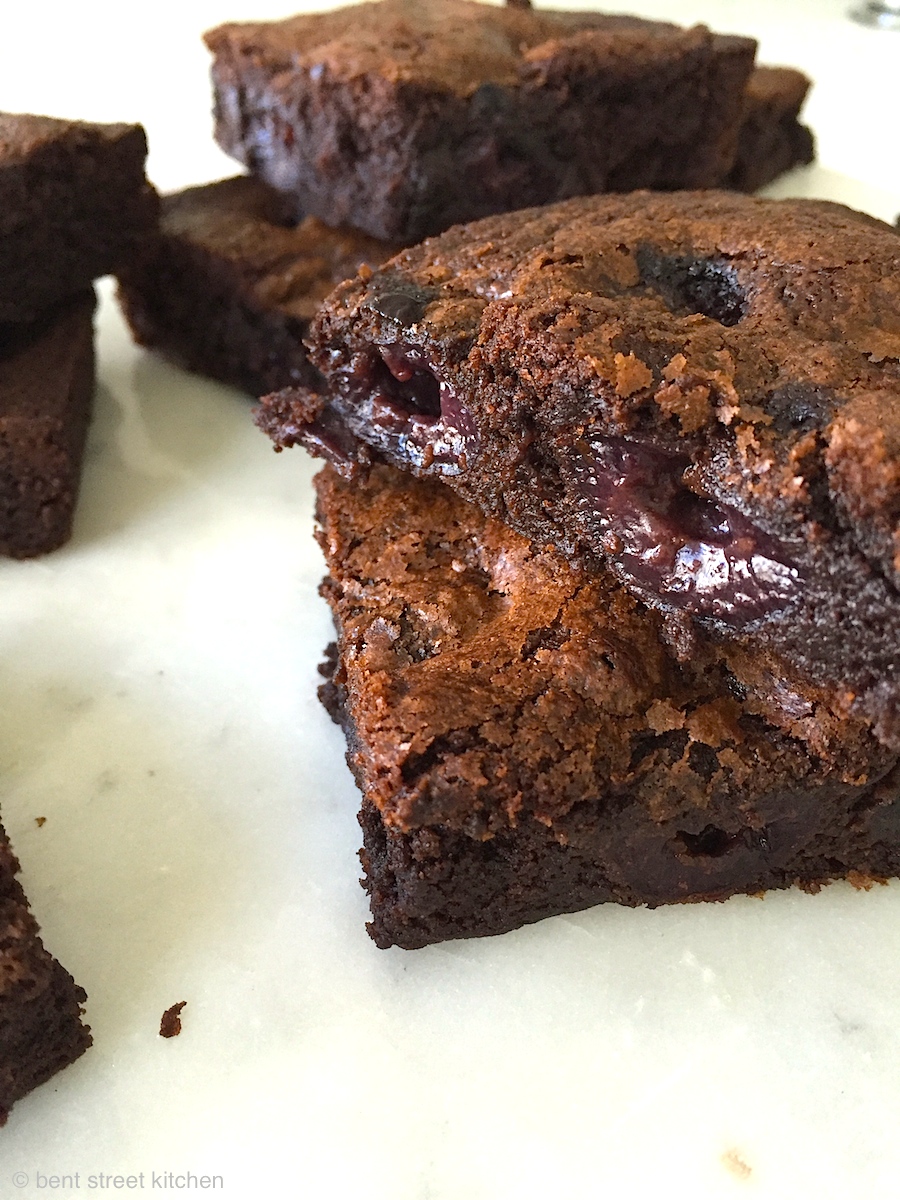 black cherry brownies by Bent Street Kitchen