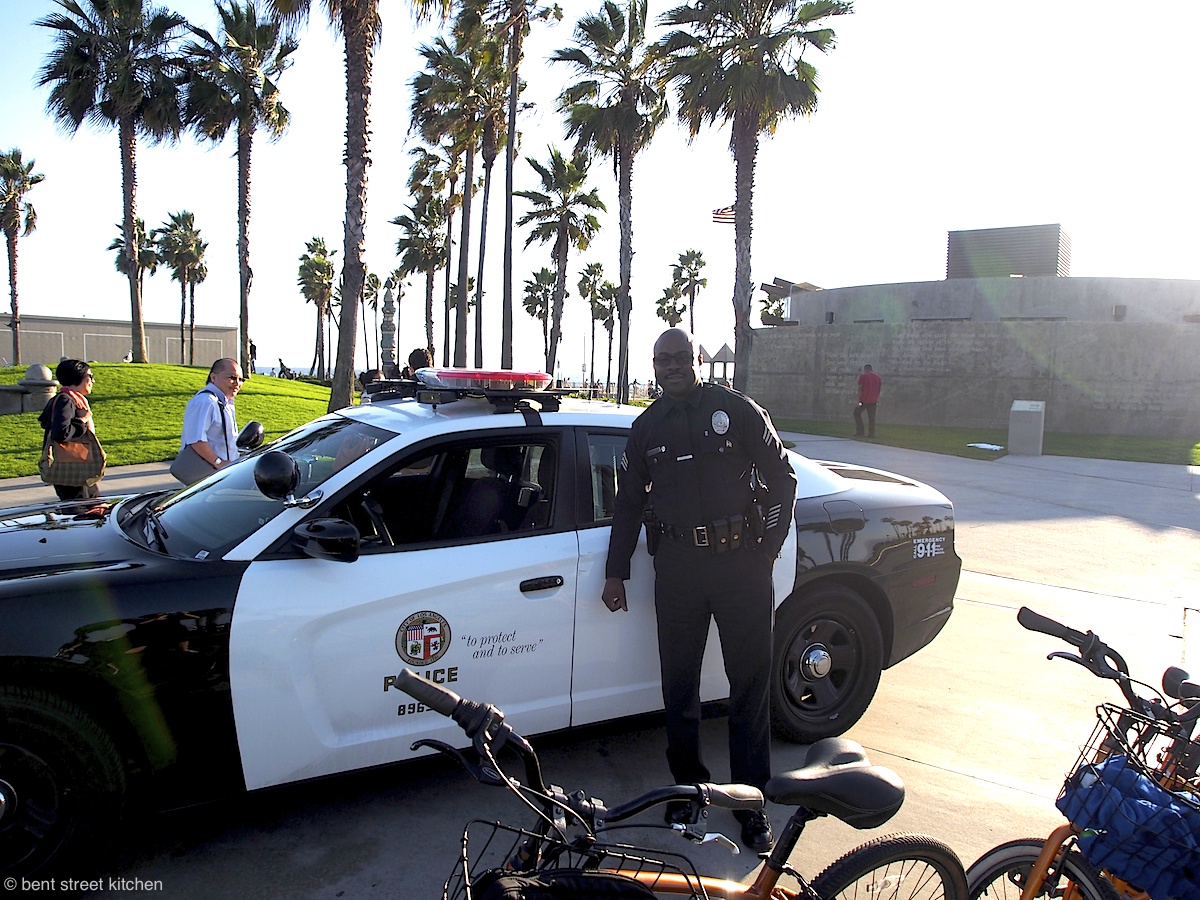 Sgt. Beacham (yes, i took pleasure in calling him that) tolerated my request for photos despite the fact that his fellow police officers were hooting their horn as they drove past in their car.